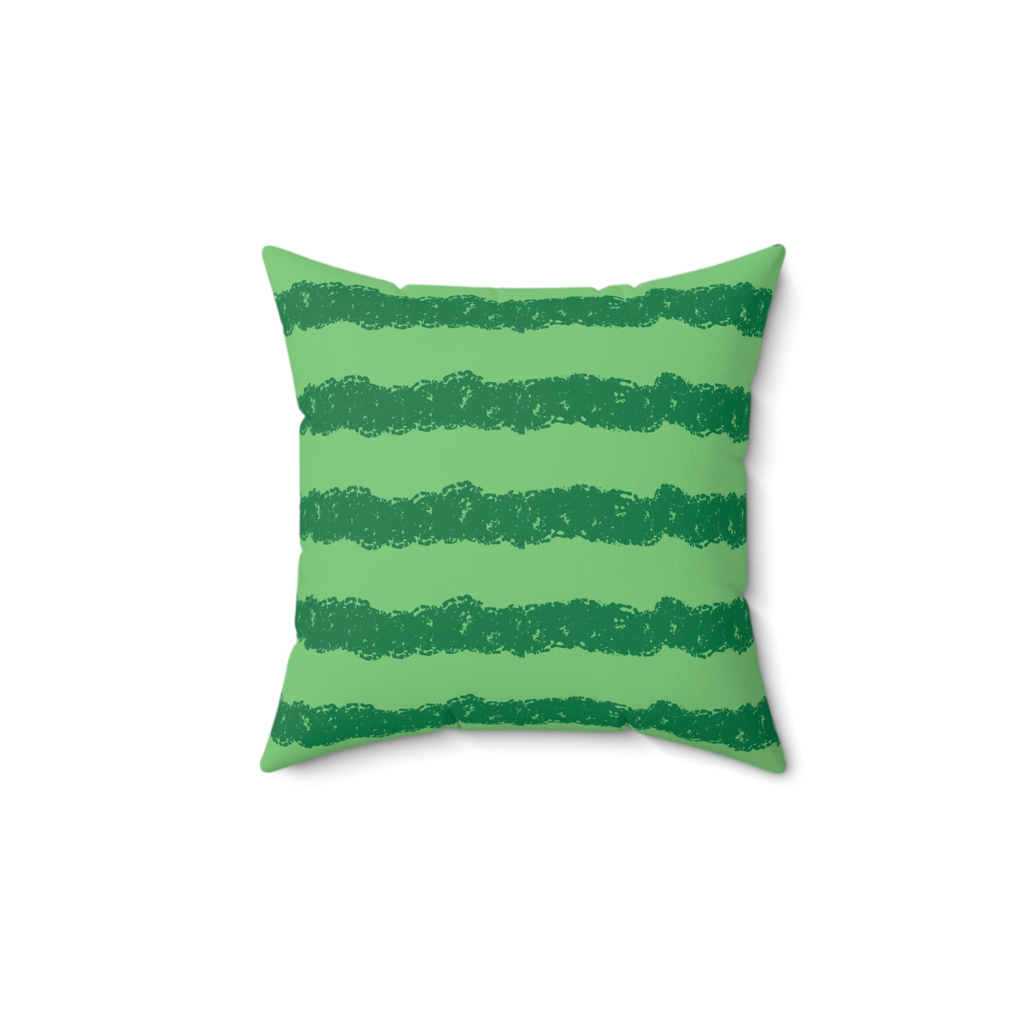 Watermelon Green Spun Polyester Square Pillow, Artsulli - Art is Long, Life is Short, Home Decor, Size, 14" × 14", , , , , 15656436938776