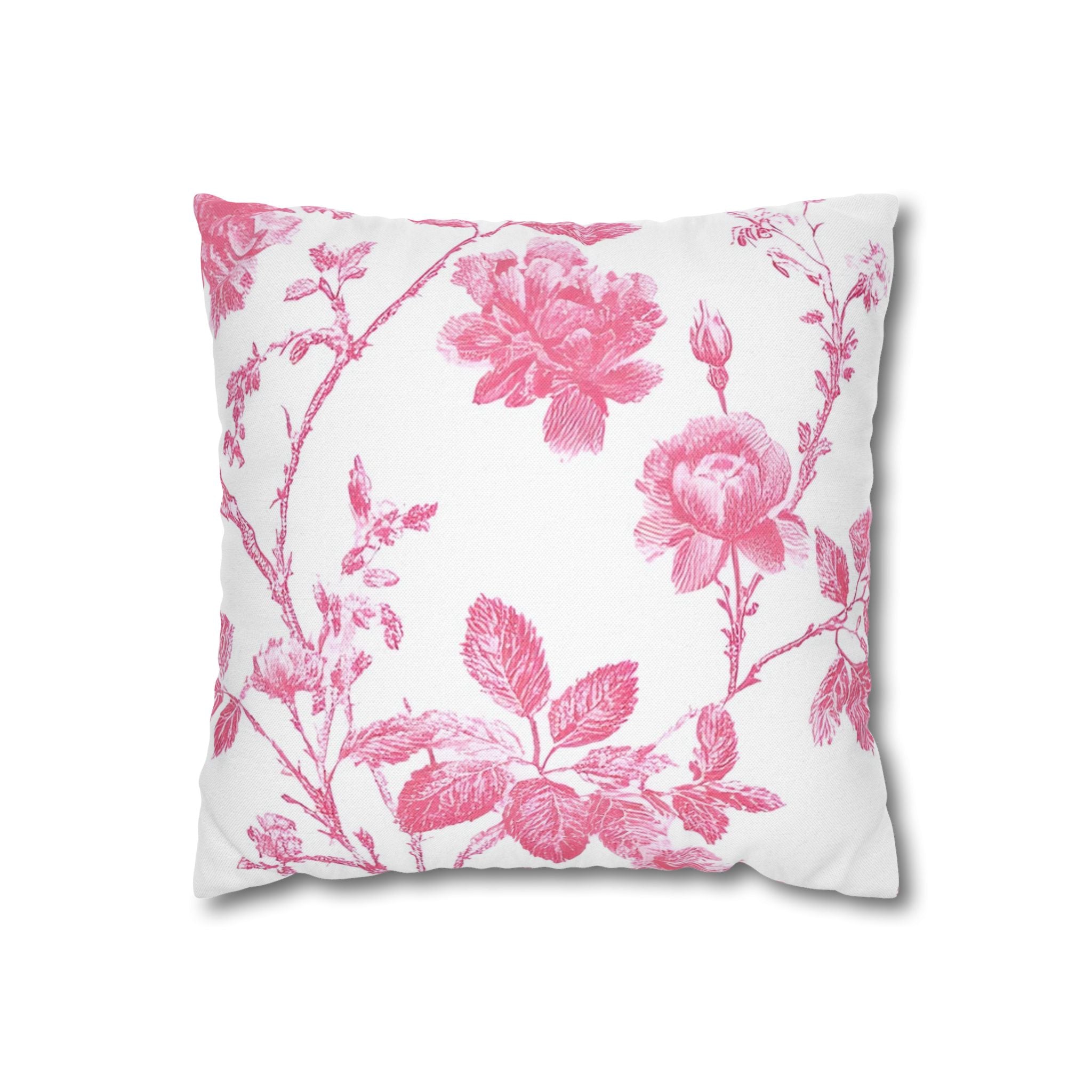 Spun Polyester Square Pillowcase