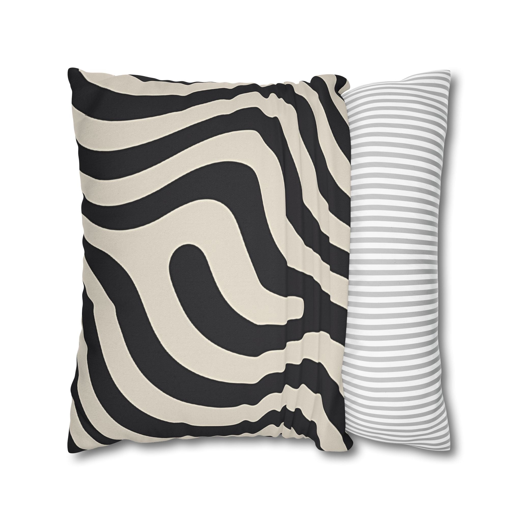 Spun Polyester Square Pillowcase