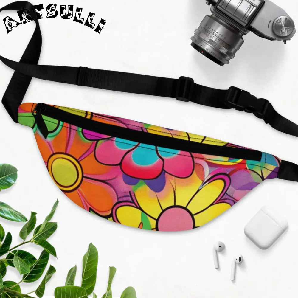 JAKKOUTTHEBXX Chromatic Daisy Dream Fanny Pack JAKKOUTTHEBXX