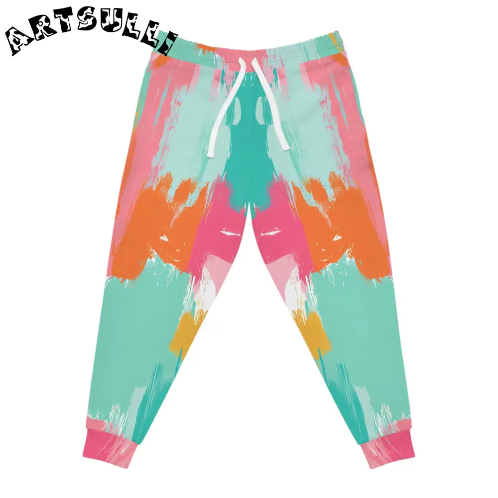 JAKKOUTTHEBXX Preppy Pixel Bloom Athletic Joggers (AOP)