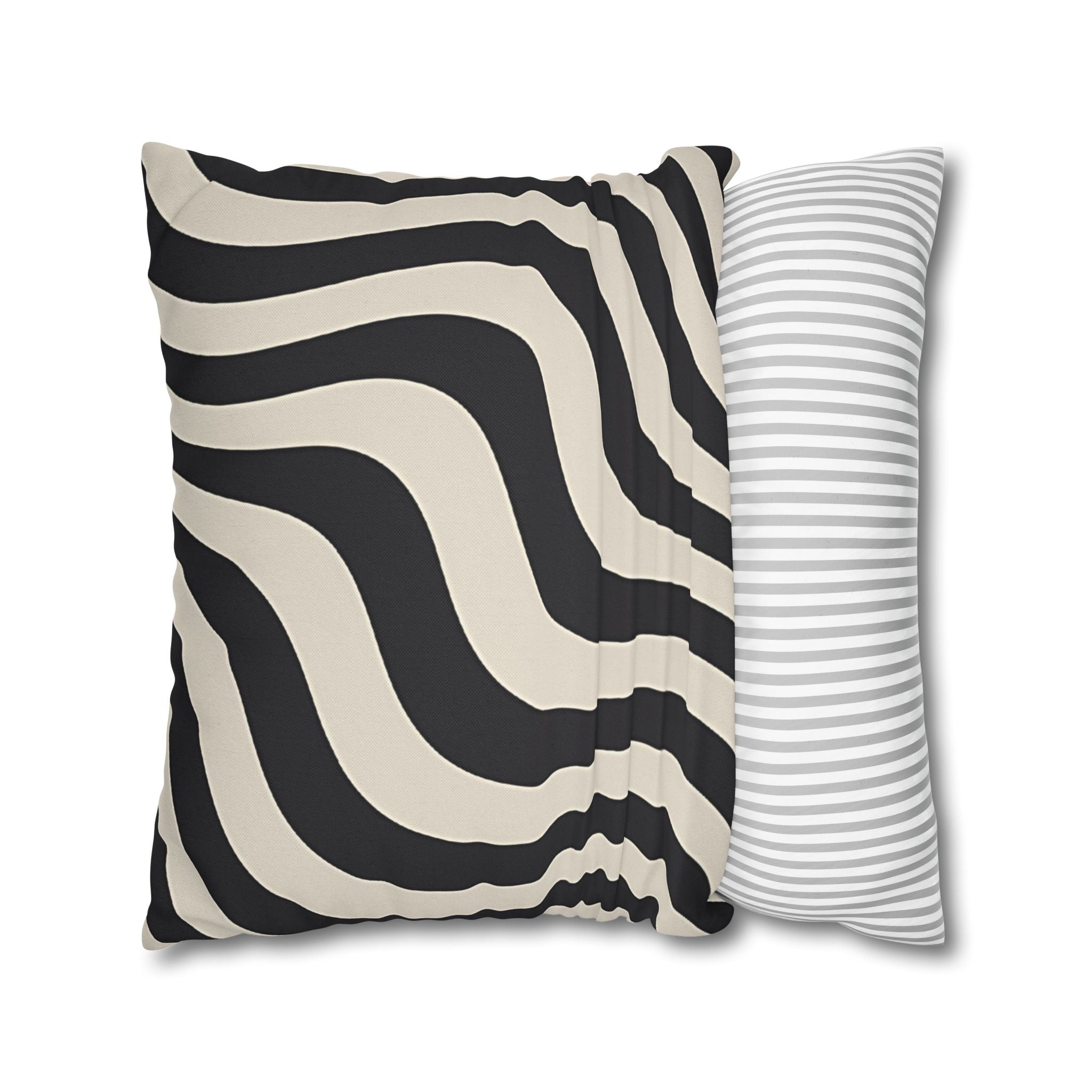 Spun Polyester Square Pillowcase