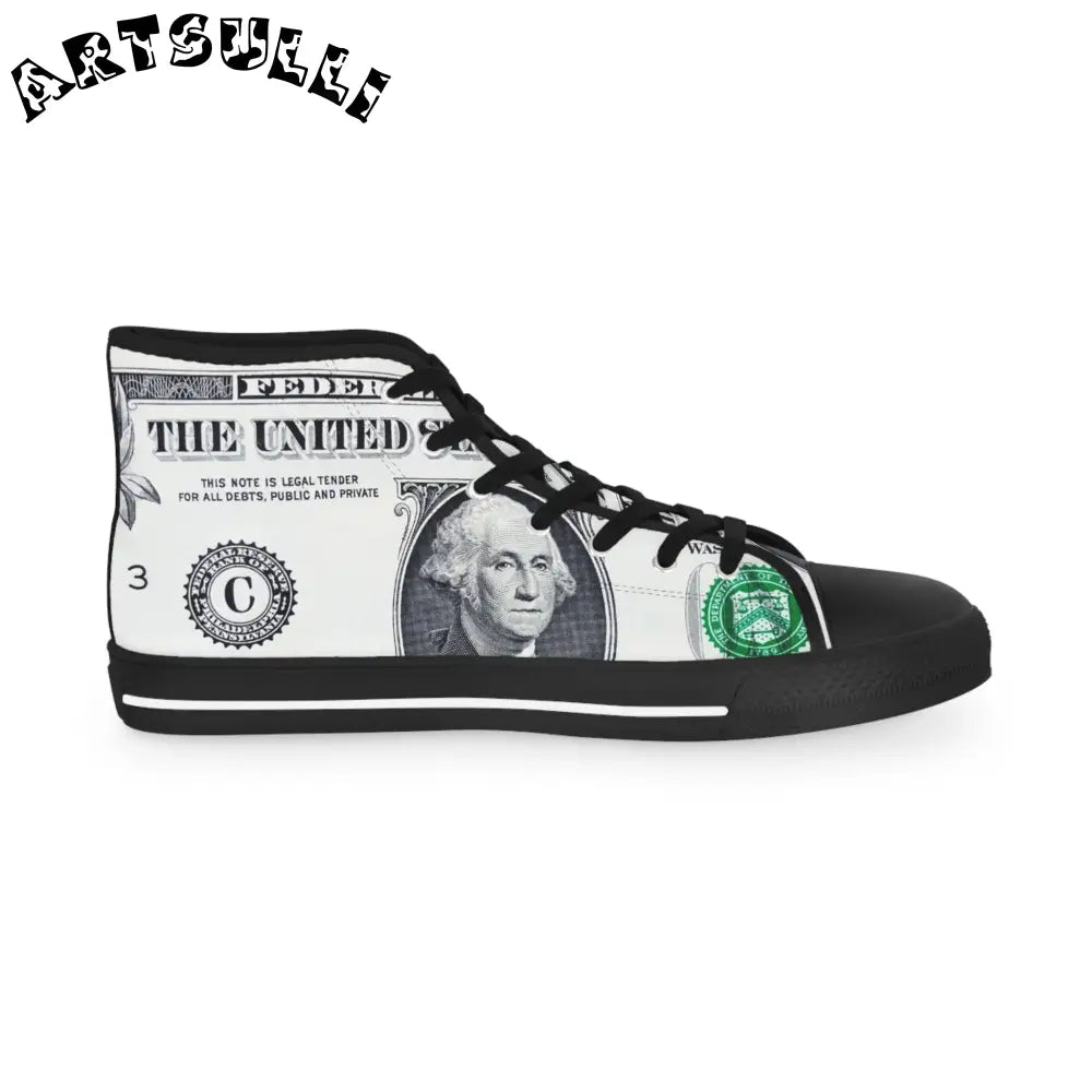 JAKKOUTTHEBXX Dollar Bill High Tops with Deodorant Memory Foam 2025