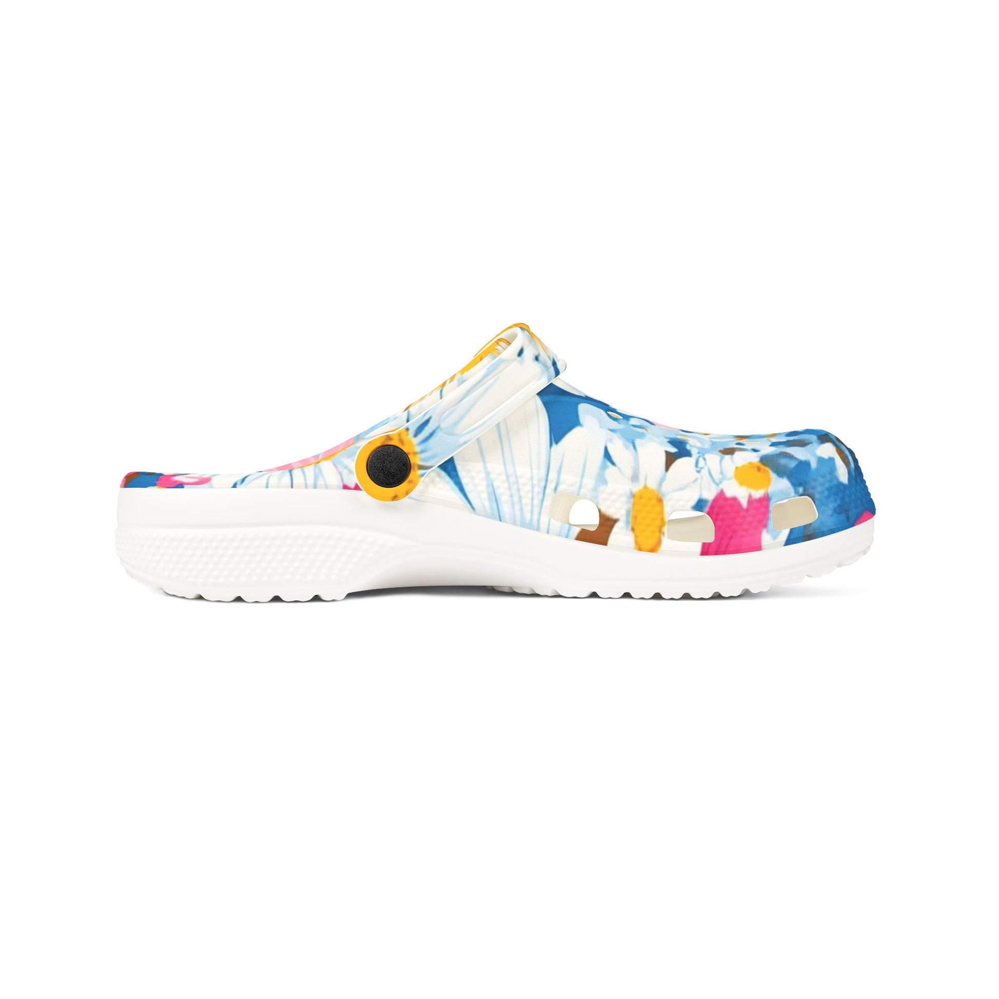 CDG Daisy Dream Blue EVA Foam Rubber Shoes (AOP), Artsulli - Art is Long, Life is Short, Shoes, , , , , , , 