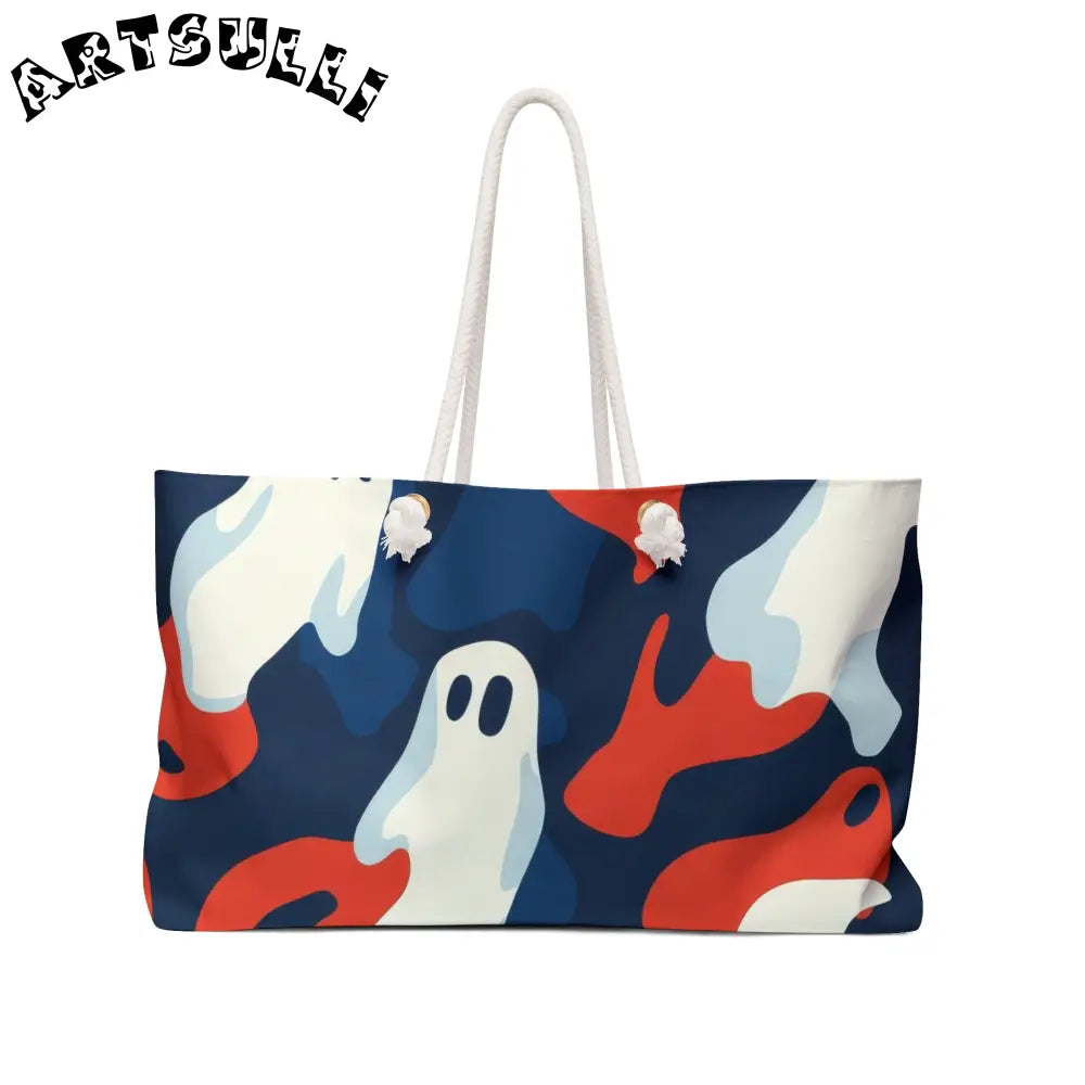 JAKKOUTTHEBXX Camo Ghosts Weekender Bag JAKKOUTTHEBXX Artsulli - Art