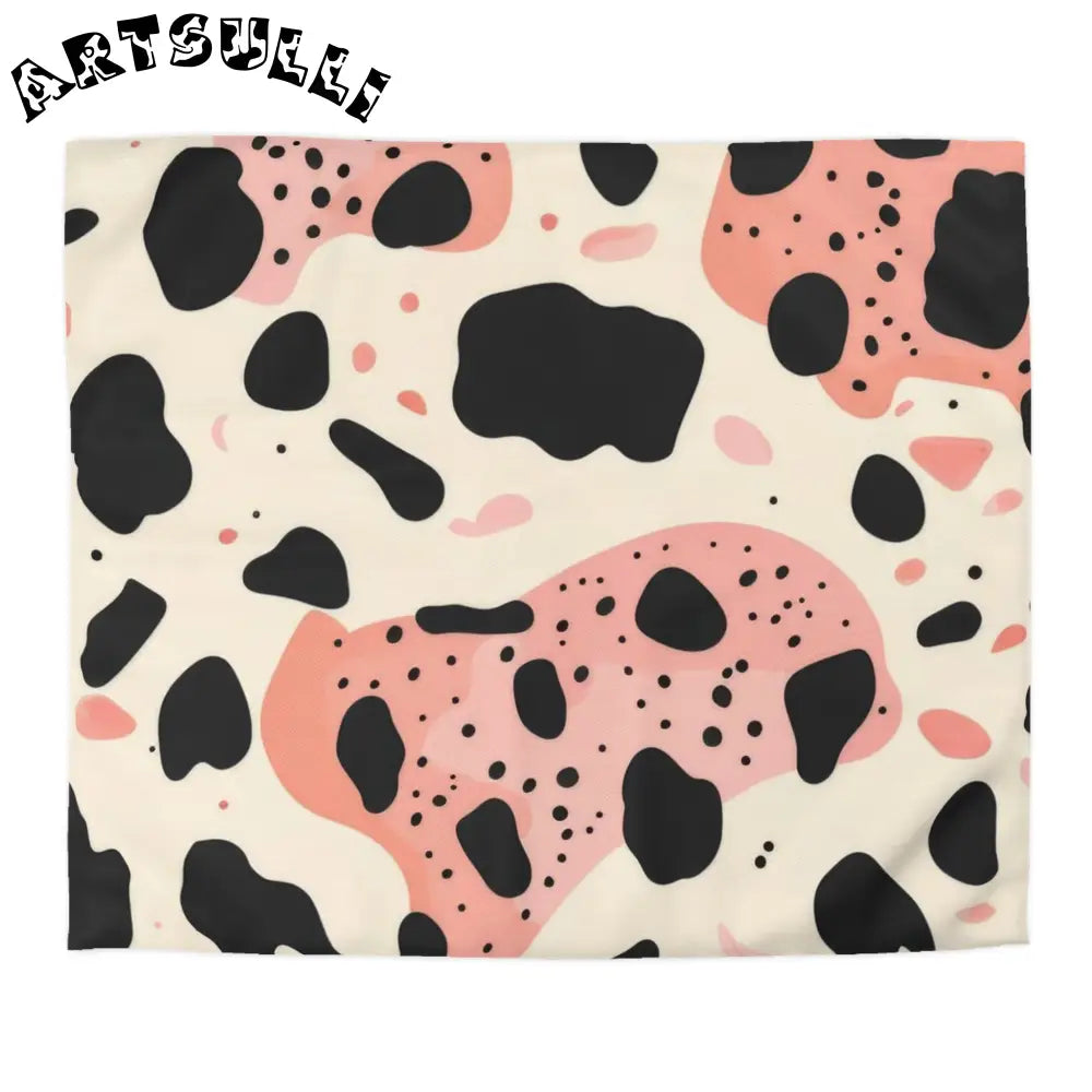 JAKKOUTTHEBXX Pink Cow Print Super Soft Art Printed Duvet Cover 2025