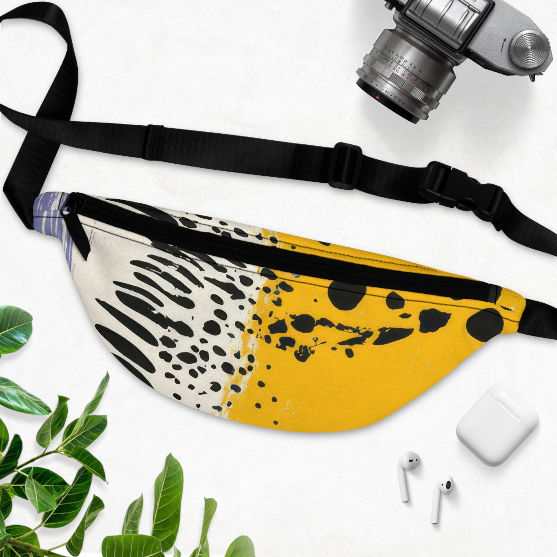 Rae Zebra Rhapsody Fanny Pack, Artsulli - Art is Long, Life is Short, Bags, , , , , , , 