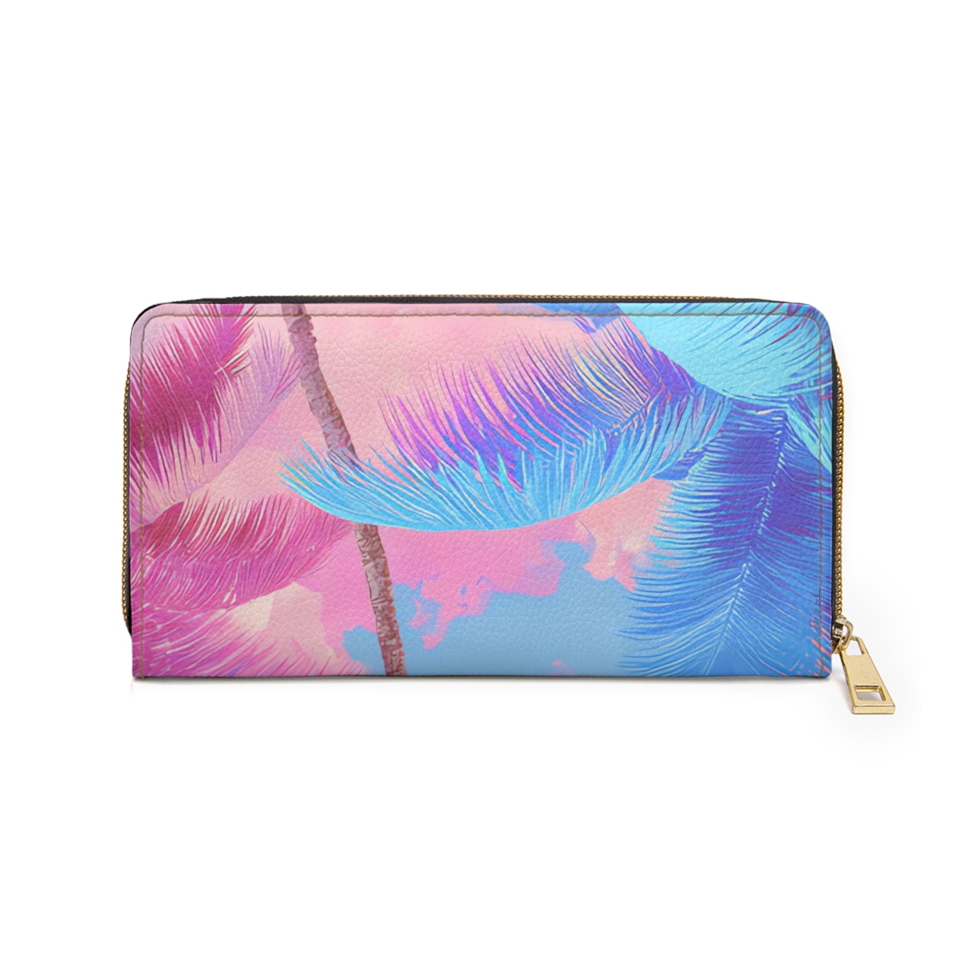 Ethereal Pastel Palms Zipper Wallet, Artsulli - Art is Long, Life is Short, Accessories, , , , , , , 