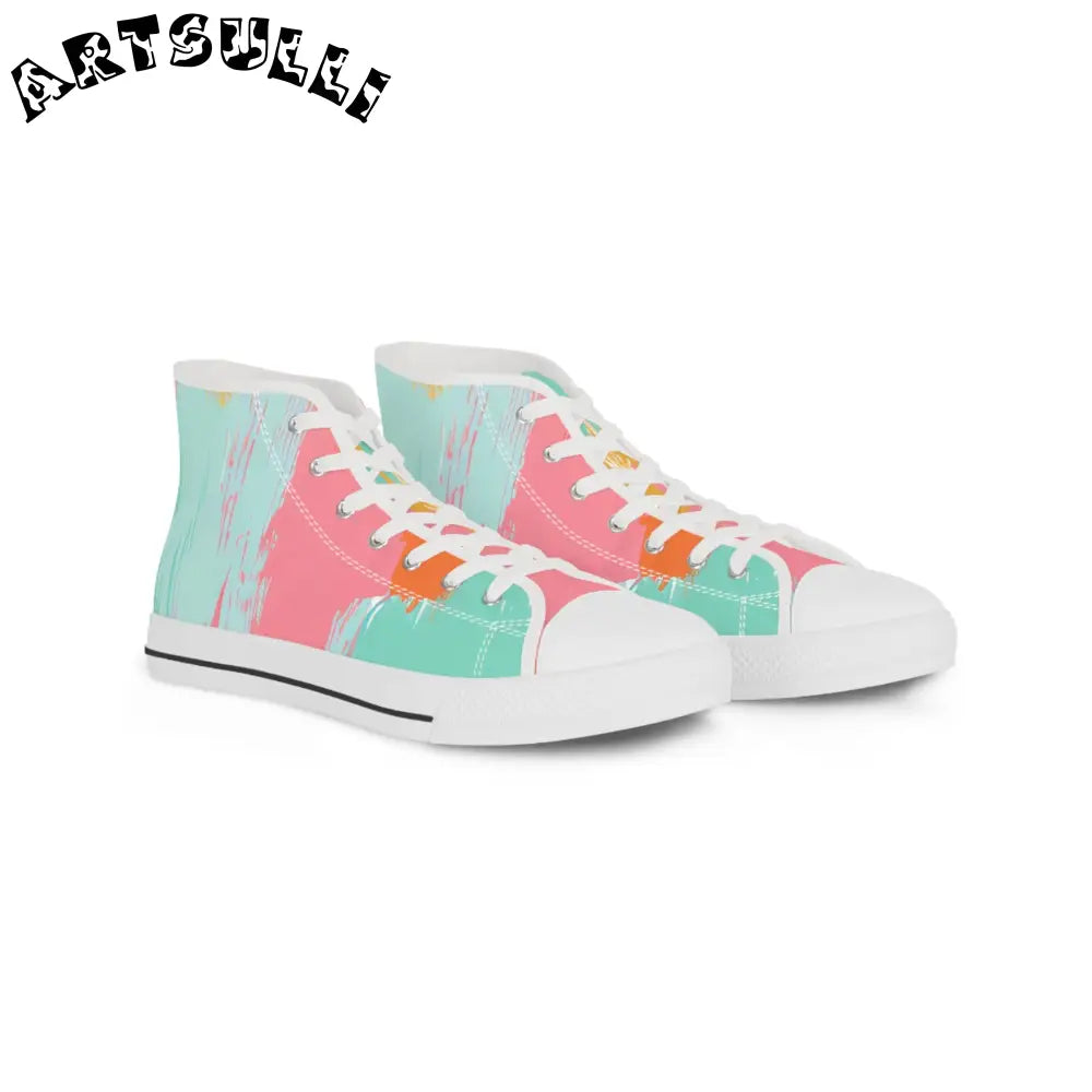 JAKKOUTTHEBXX Preppy Pixel Bloom II Men’s High Top Sneakers