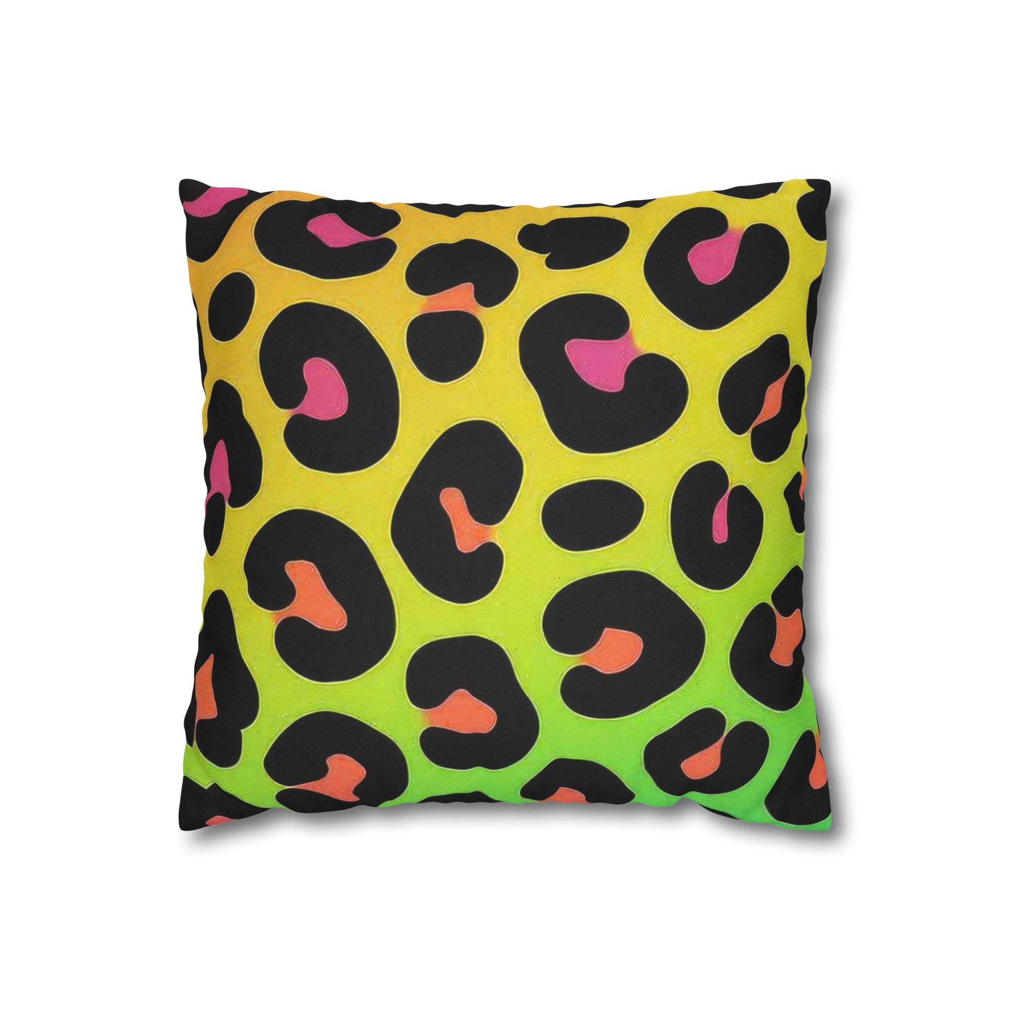 Spun Polyester Square Pillowcase