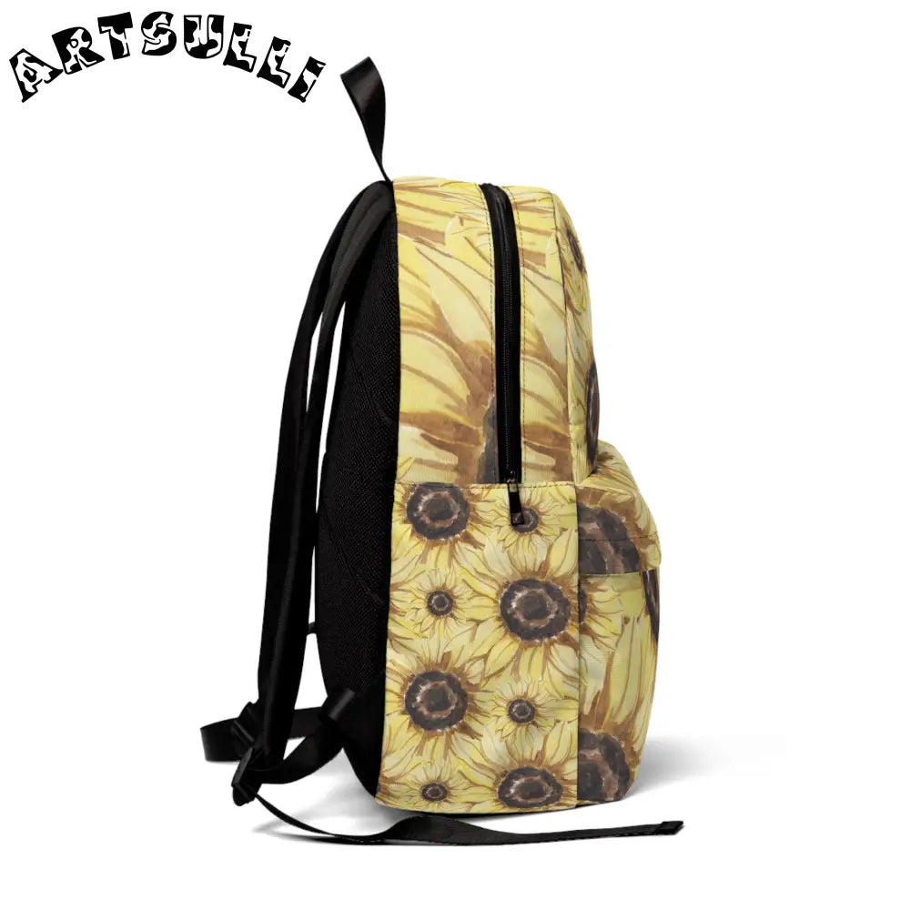 JAKKOUTTHEBXX Retro Anime Sunflower Unisex Classic Backpack