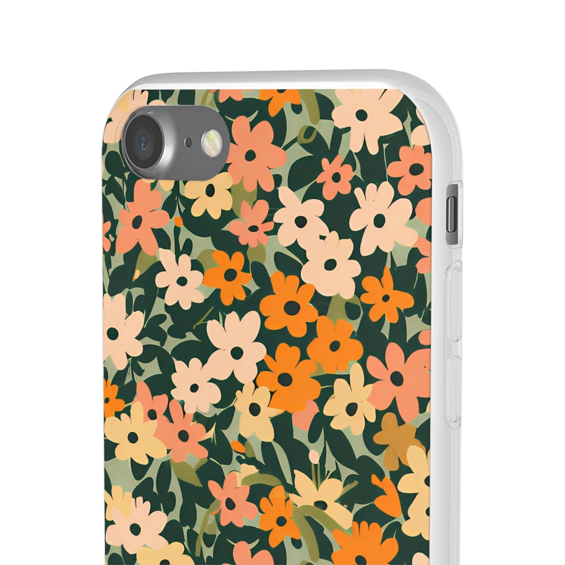 Vibrant Floral Clear Phone Case, Artsulli - Art is Long, Life is Short, Phone Case, , , , , , , 