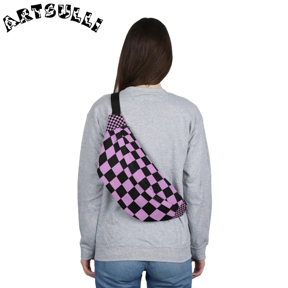 JAKKOUTTHEBXX Pixel Punk Vision Large Fanny Pack JAKKOUTTHEBXX
