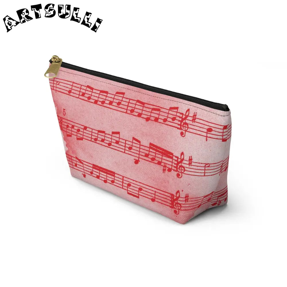 JAKKOUTTHEBXX Pink Music Note T-Bottom Pouch 2025