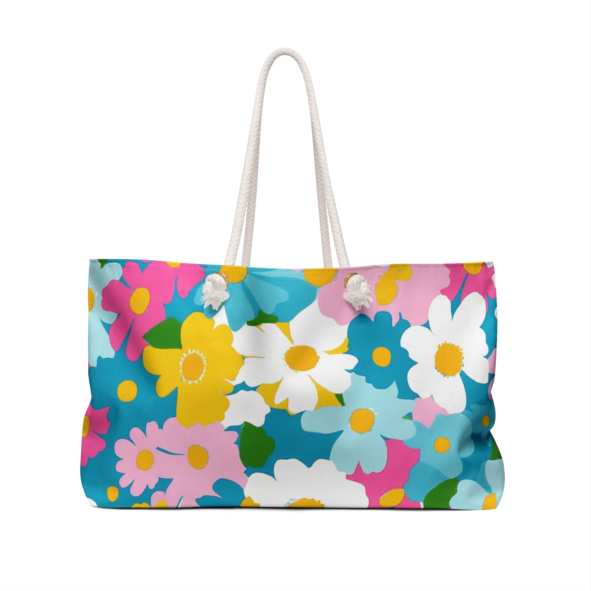 Flowers II Multi-Color Copy of Weekender Bag, Artsulli - Art is Long, Life is Short, Bags, , , , , , , 