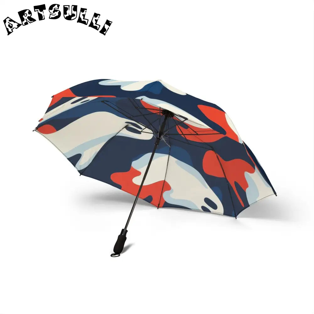 JAKKOUTTHEBXX Camo Ghosts Semi-Automatic Foldable Umbrella