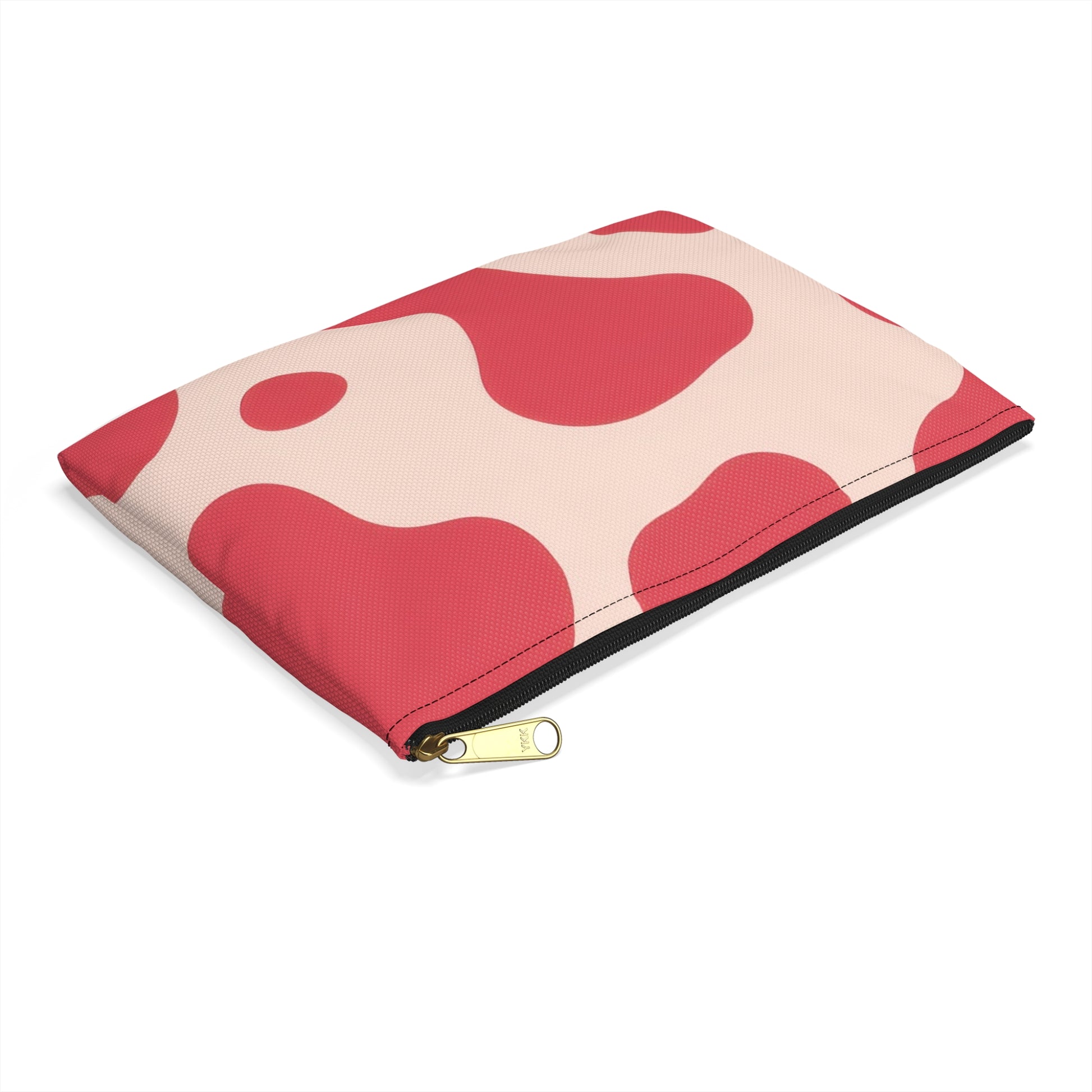 Red Jungle Cow Accessory Pouch, Artsulli - Art is Long, Life is Short, Bags, , , , , , , 