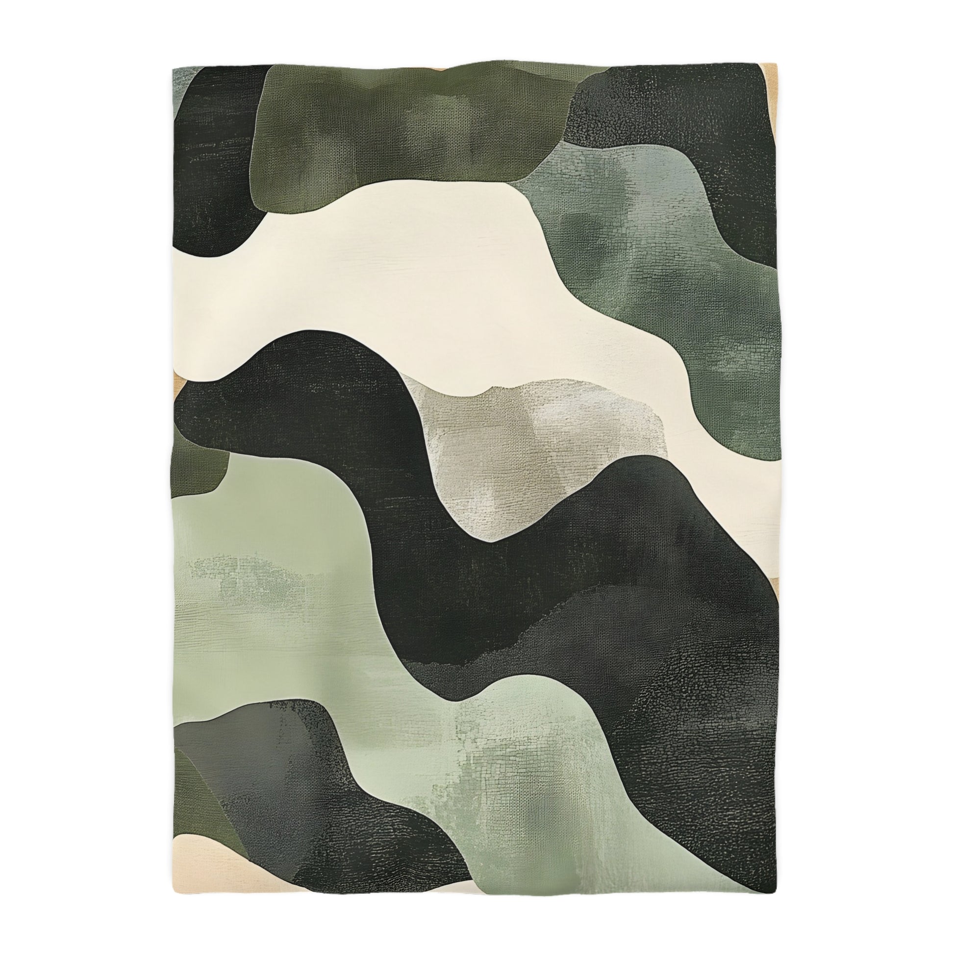 Camo Art Microfiber Duvet Cover, Artsulli - Art is Long, Life is Short, Home Decor, Size, Twin XL, Color, White, , , 13440650168951