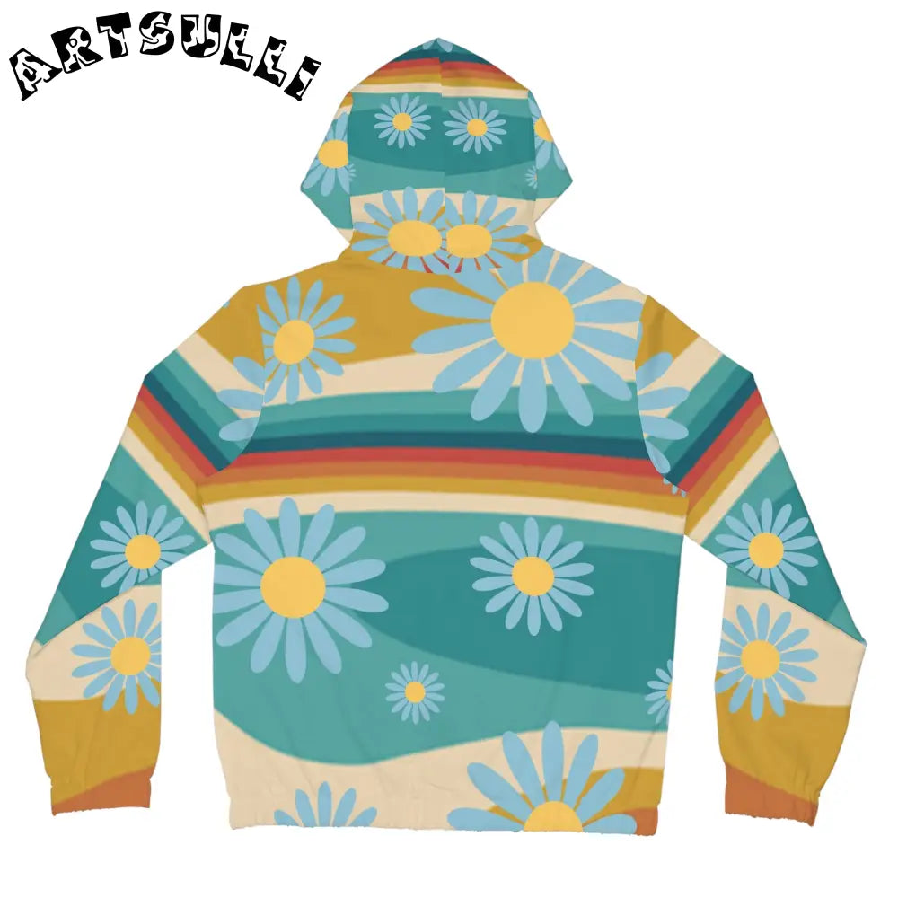 JAKKOUTTHEBXX Psychedelic Floral Hills Multi-Color Women’s Full-Zip
