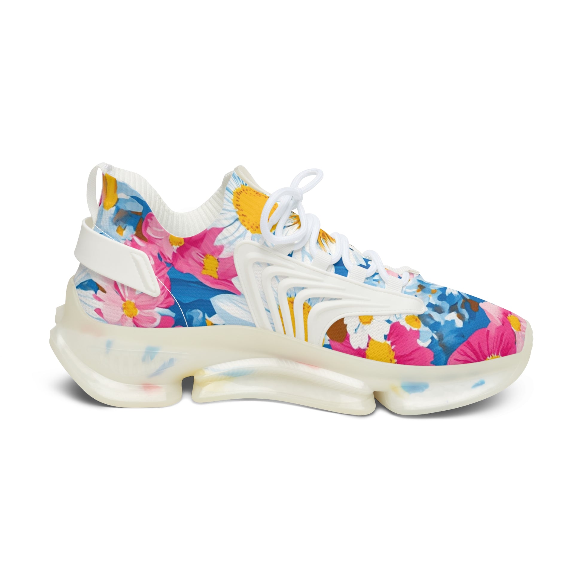 CDG Daisy Dream Blue Women's Mesh Sneakers, Artsulli - Art is Long, Life is Short, Shoes, , , , , , , 