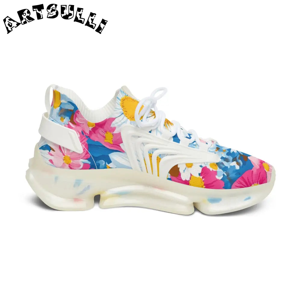 JAKKOUTTHEBXX CDG Daisy Dream Blue Women’s Mesh Sneakers