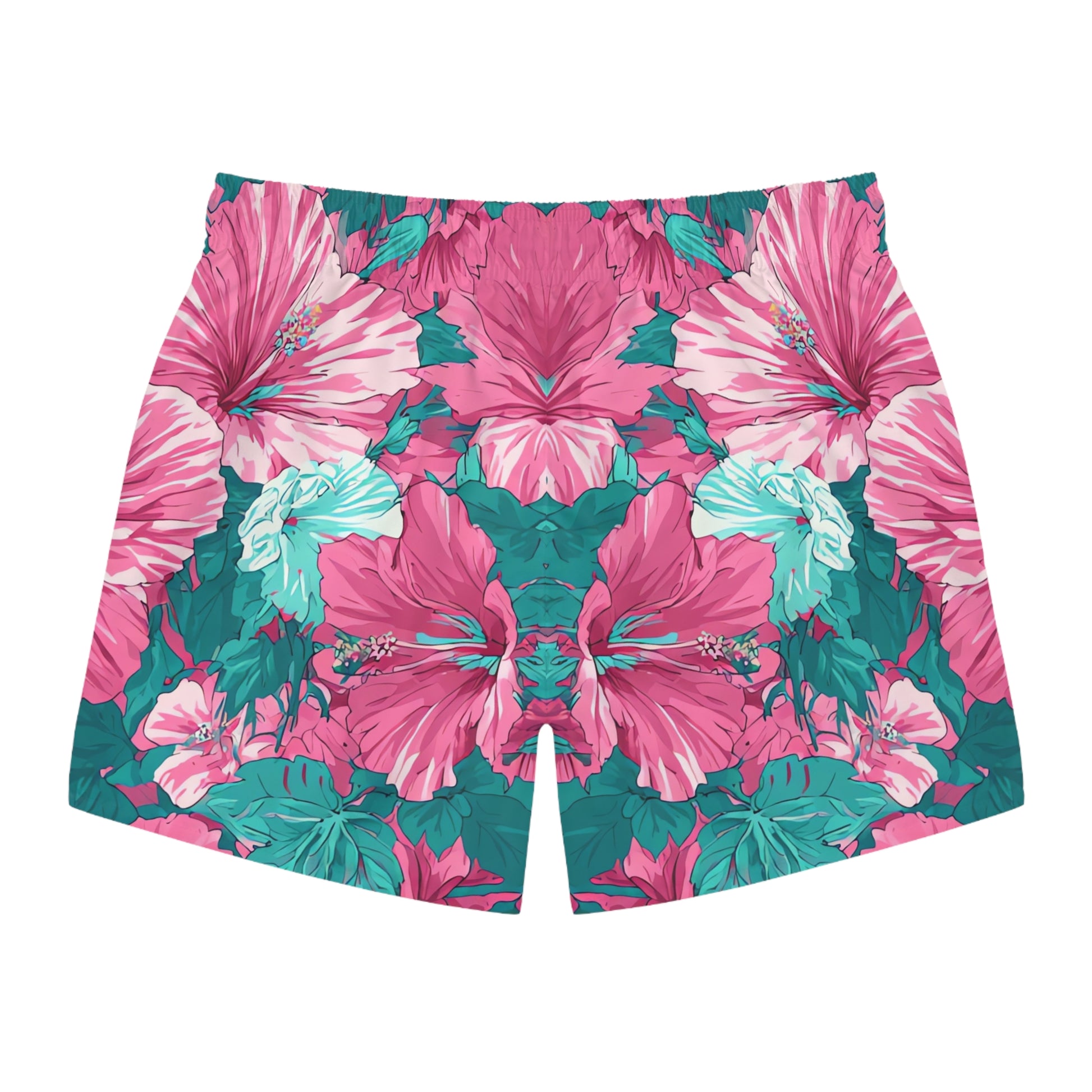 Flowerpunk Aloha Swim Trunks (AOP), Artsulli - Art is Long, Life is Short, All Over Prints, , , , , , , 