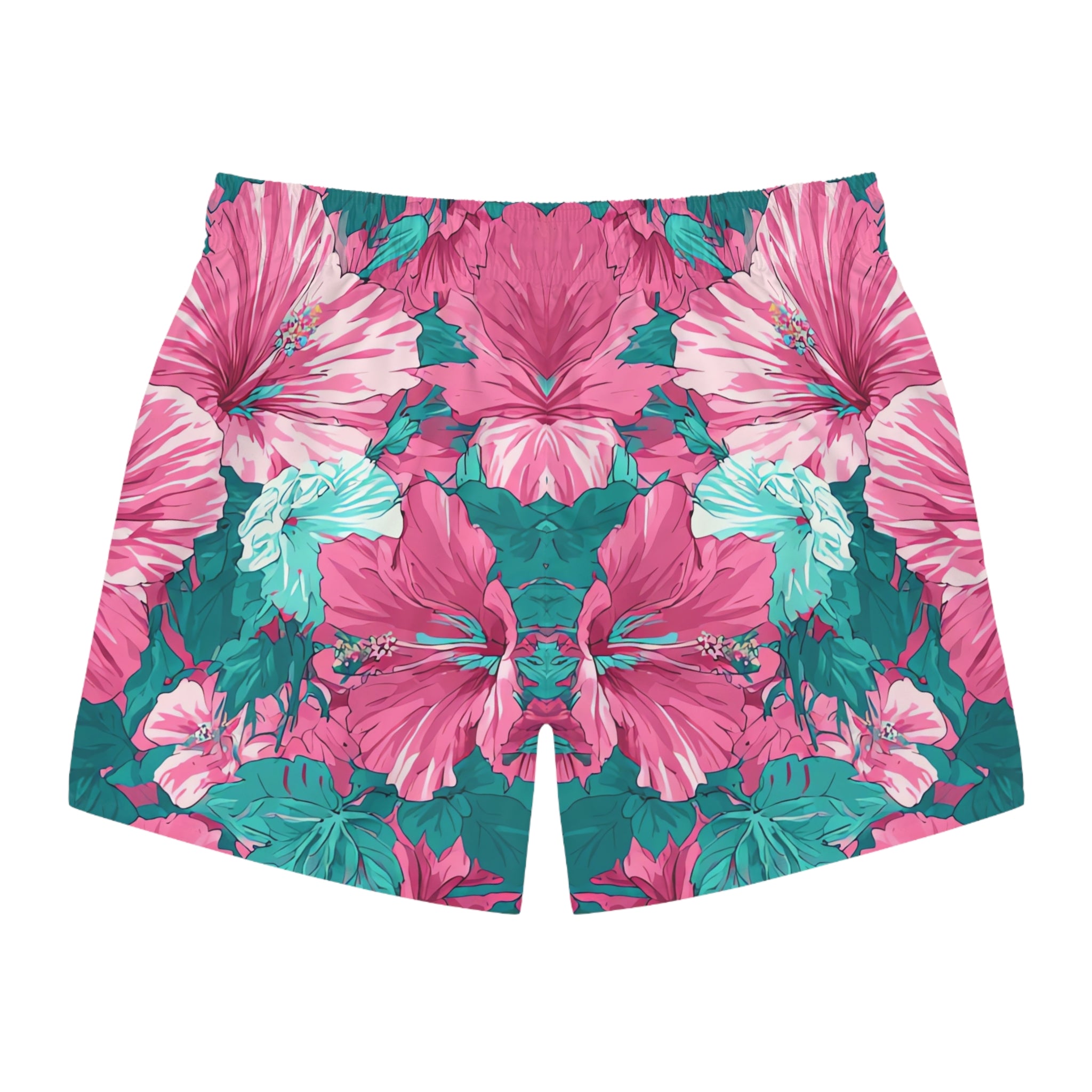 Flowerpunk Aloha Swim Trunks (AOP), Artsulli - Art is Long, Life is Short, All Over Prints, , , , , , , 