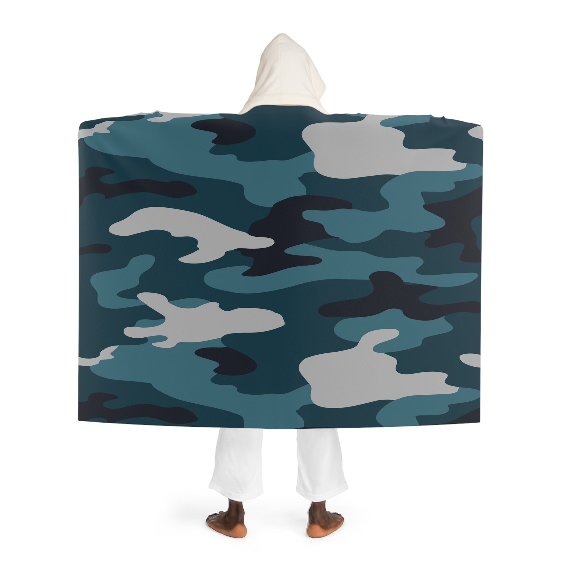 Hooded Sherpa Fleece Blanket, Artsulli - Art is Long, Life is Short, All Over Prints, , , , , , , 