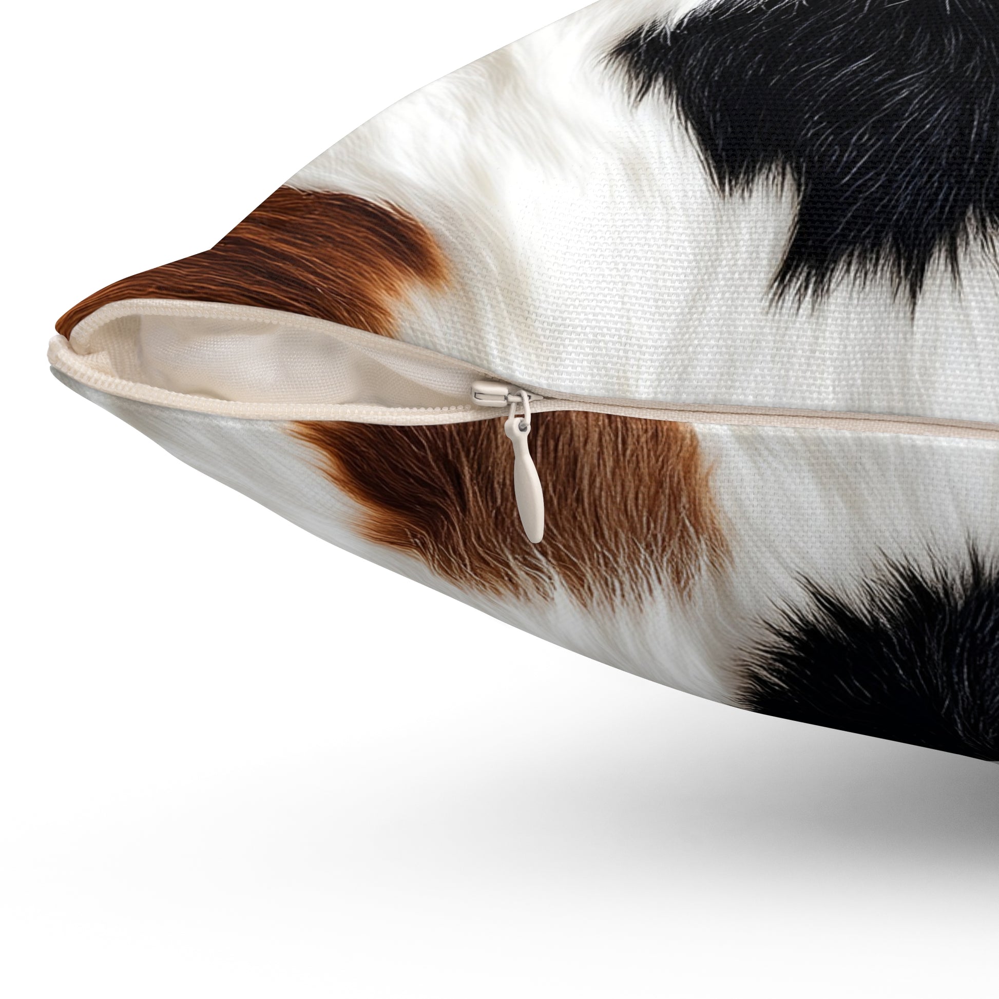 Surreal Cow Skin Spun Polyester Square Pillow, Artsulli - Art is Long, Life is Short, Home Decor, , , , , , , 