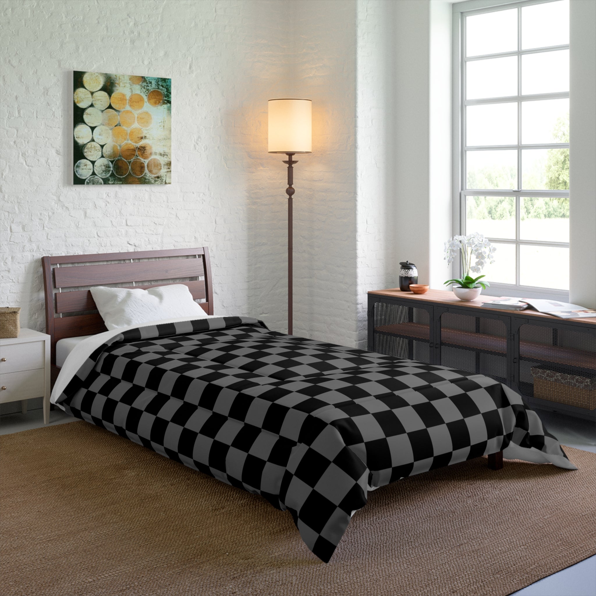 8K Void Surfer Comforter, Artsulli - Art is Long, Life is Short, Home Decor, , , , , , , 