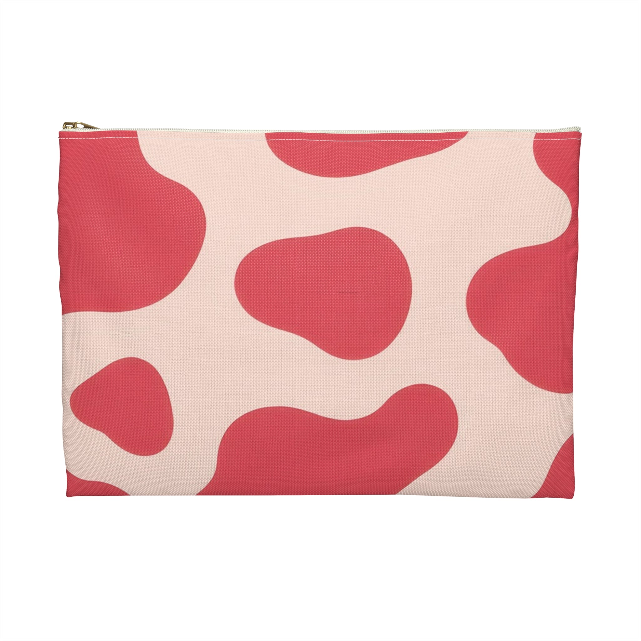 Red Jungle Cow Accessory Pouch, Artsulli - Art is Long, Life is Short, Bags, , , , , , , 