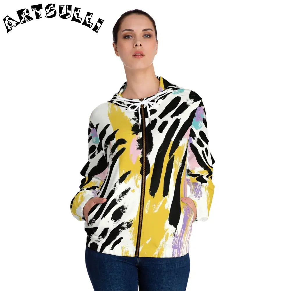 JAKKOUTTHEBXX Wild Zebra Stripes x Paint Brush Strokes Multi-Color