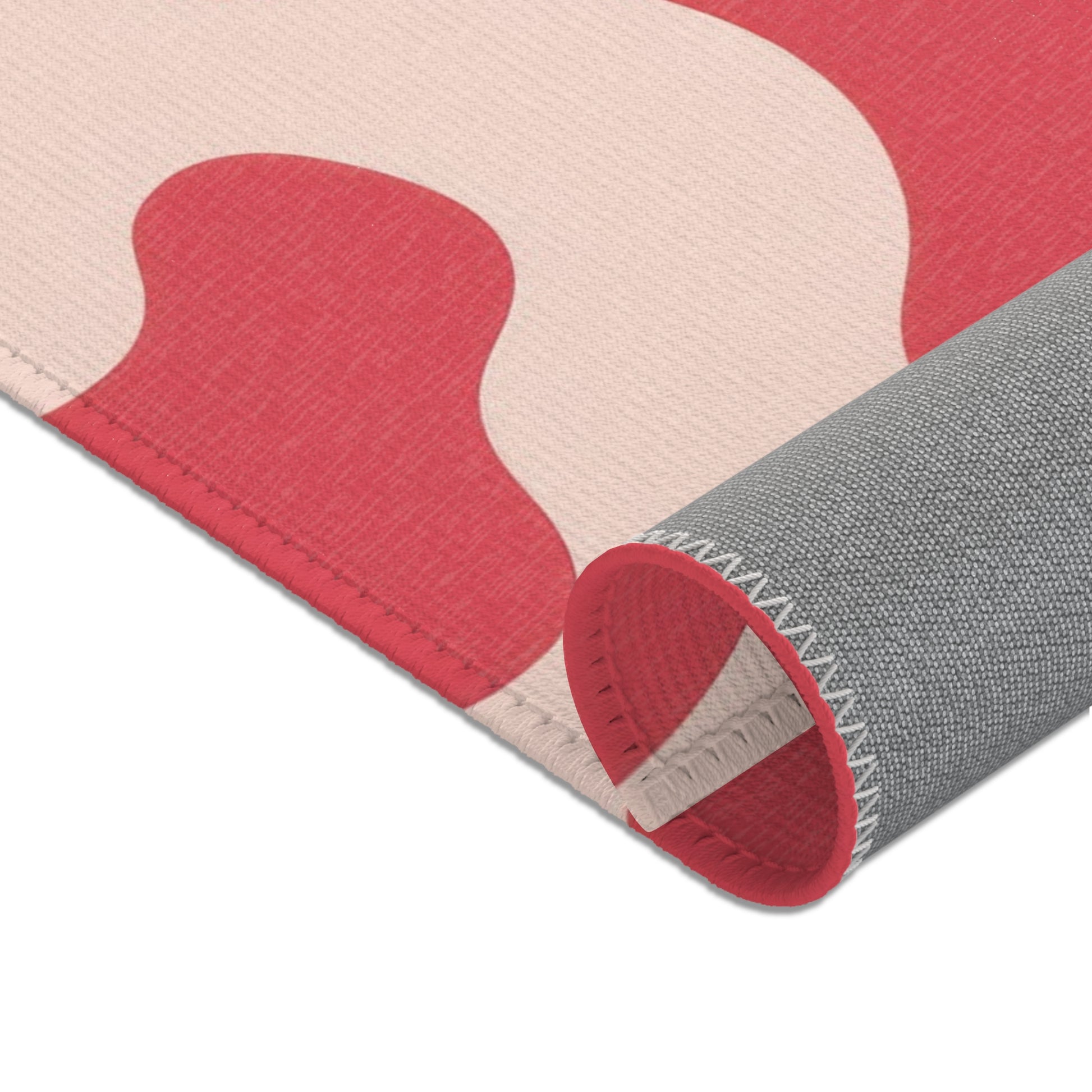 Red Jungle Cow Area Rugs, Artsulli - Art is Long, Life is Short, Home Decor, , , , , , , 