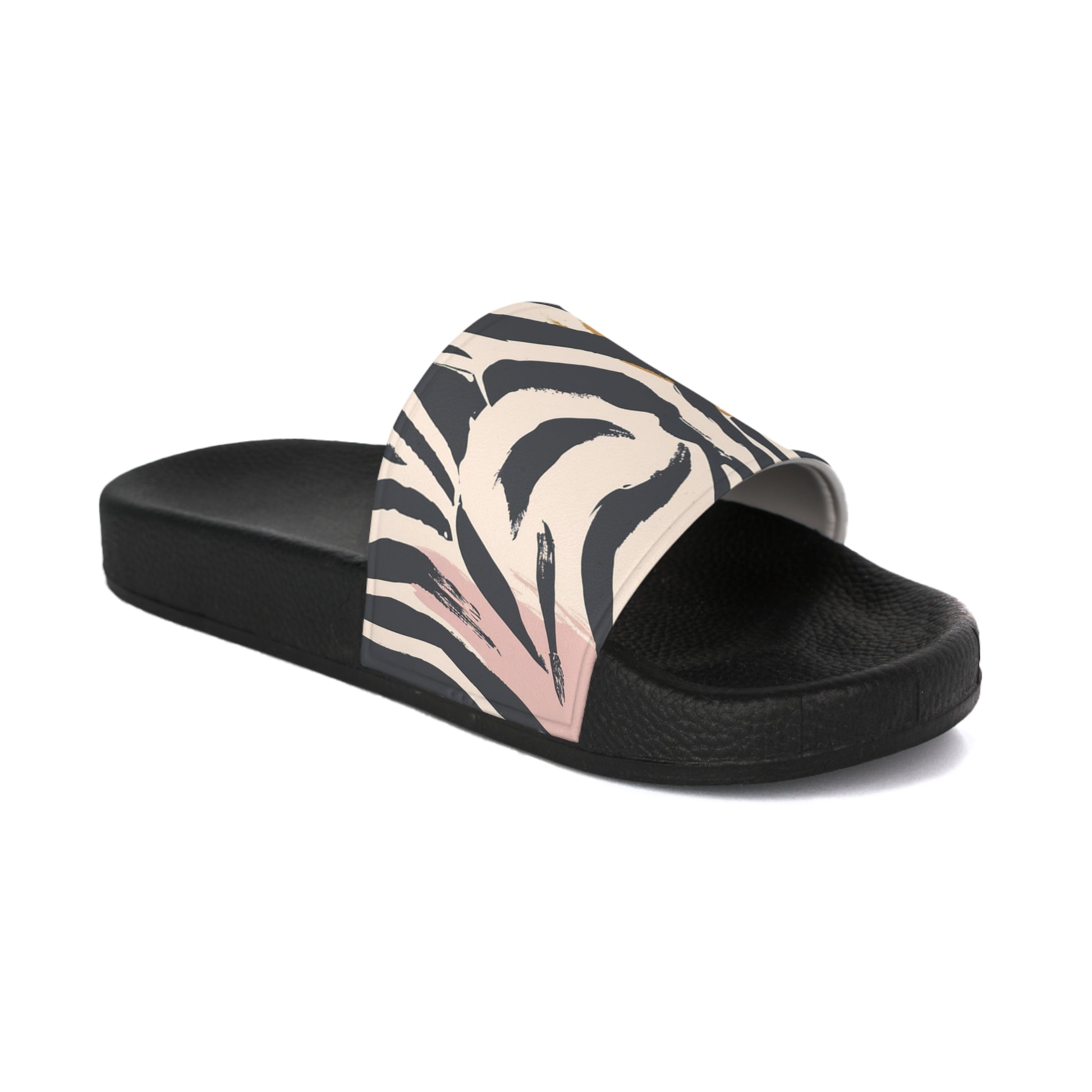 Women's Slide Sandals, Artsulli - Art is Long, Life is Short, Shoes, Color, Black sole, Size, US 5, , , 17390793620971