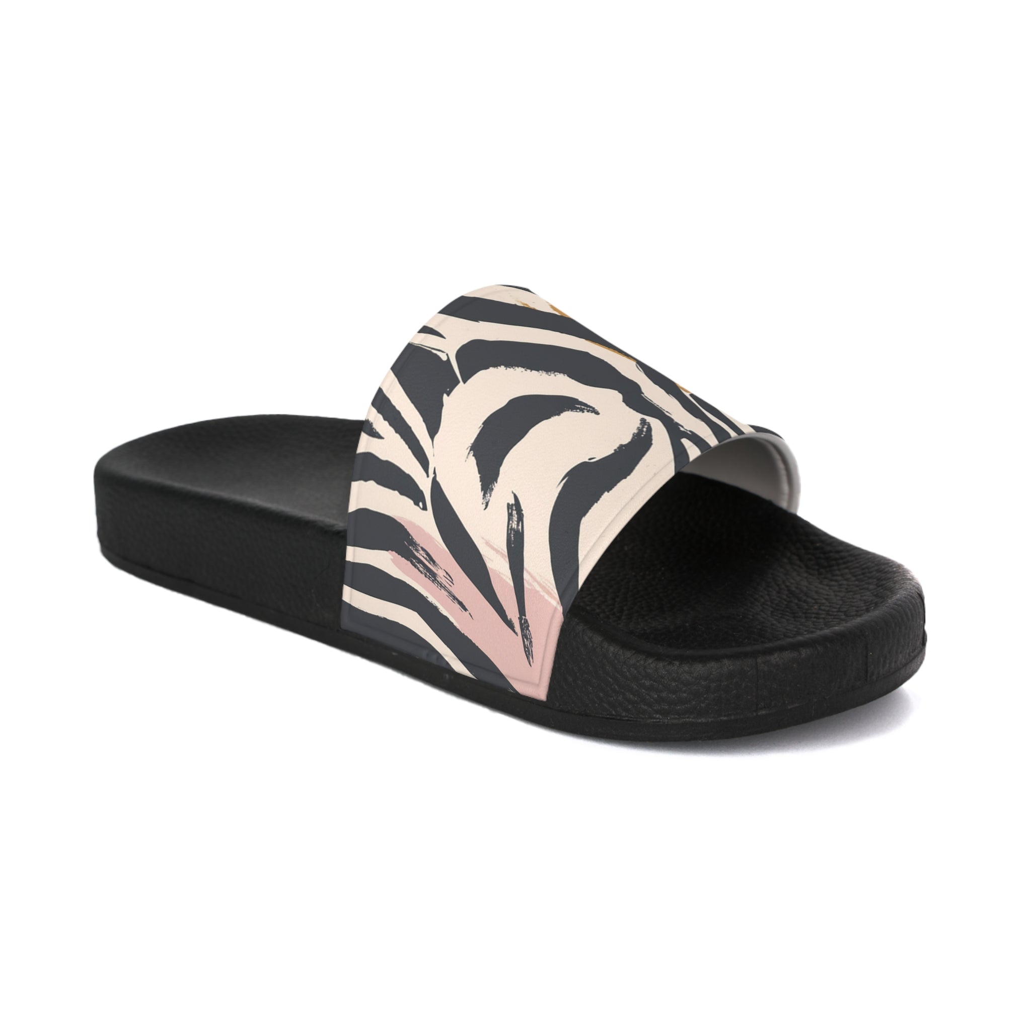 Women's Slide Sandals, Artsulli - Art is Long, Life is Short, Shoes, Color, Black sole, Size, US 5, , , 17390793620971