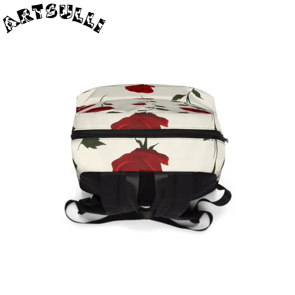 JAKKOUTTHEBXX Red Roses Unisex Classic Backpack JAKKOUTTHEBXX