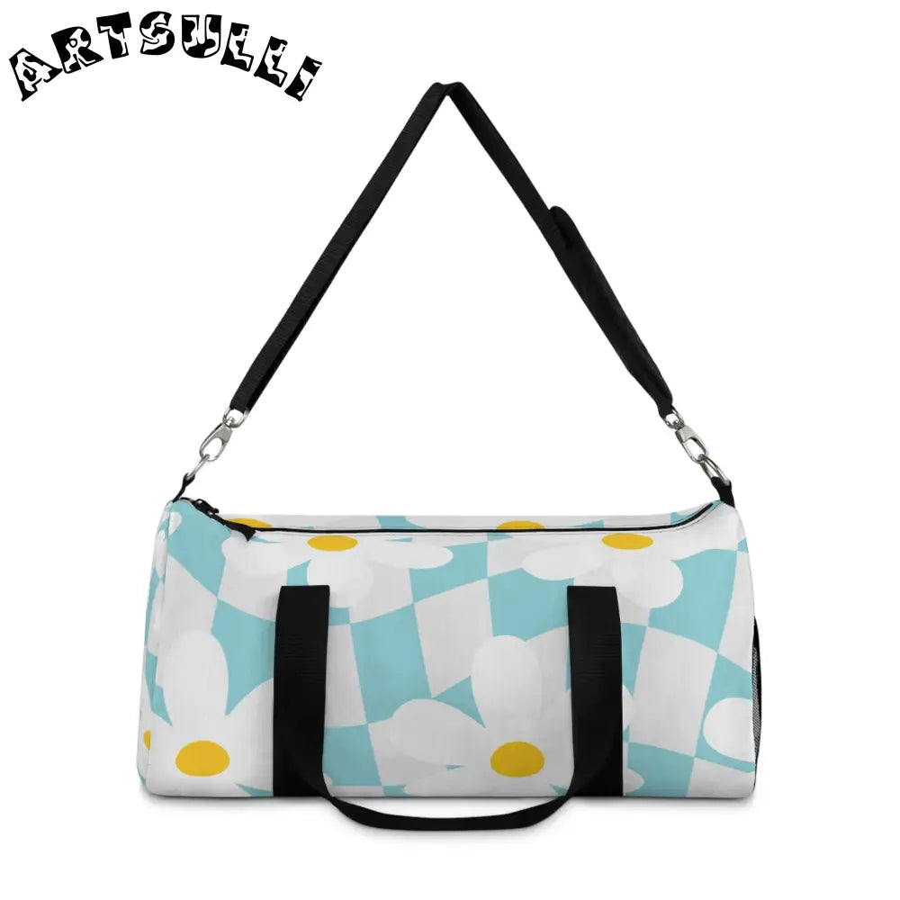 JAKKOUTTHEBXX Trippy Check Garden Duffel Bag JAKKOUTTHEBXX Artsulli