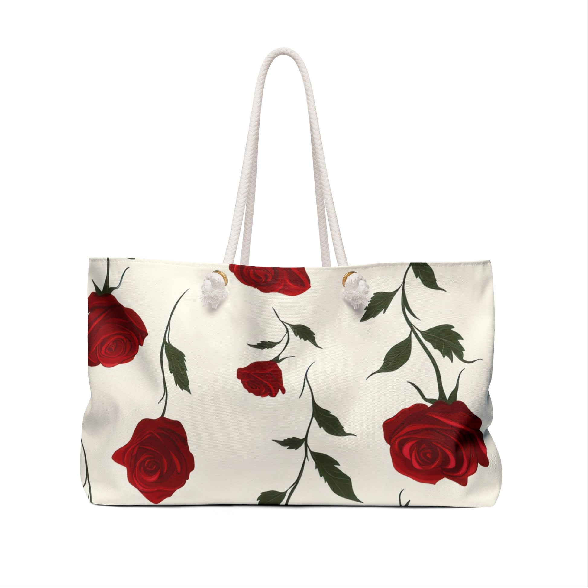 Red Roses Weekender Bag, Artsulli - Art is Long, Life is Short, Bags, , , , , , , 
