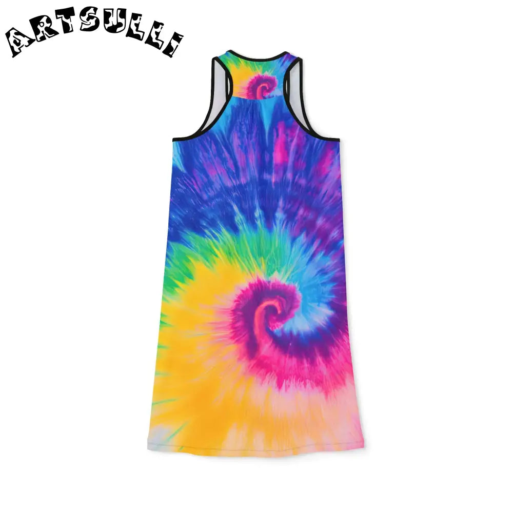JAKKOUTTHEBXX Spiral Tie-Dye Tank Dress 2025