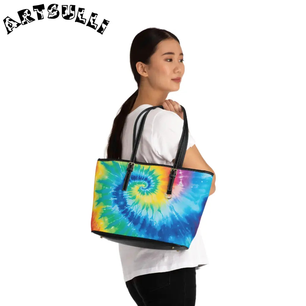 JAKKOUTTHEBXX Tie Dye Faux Leather Shoulder Bag 2025