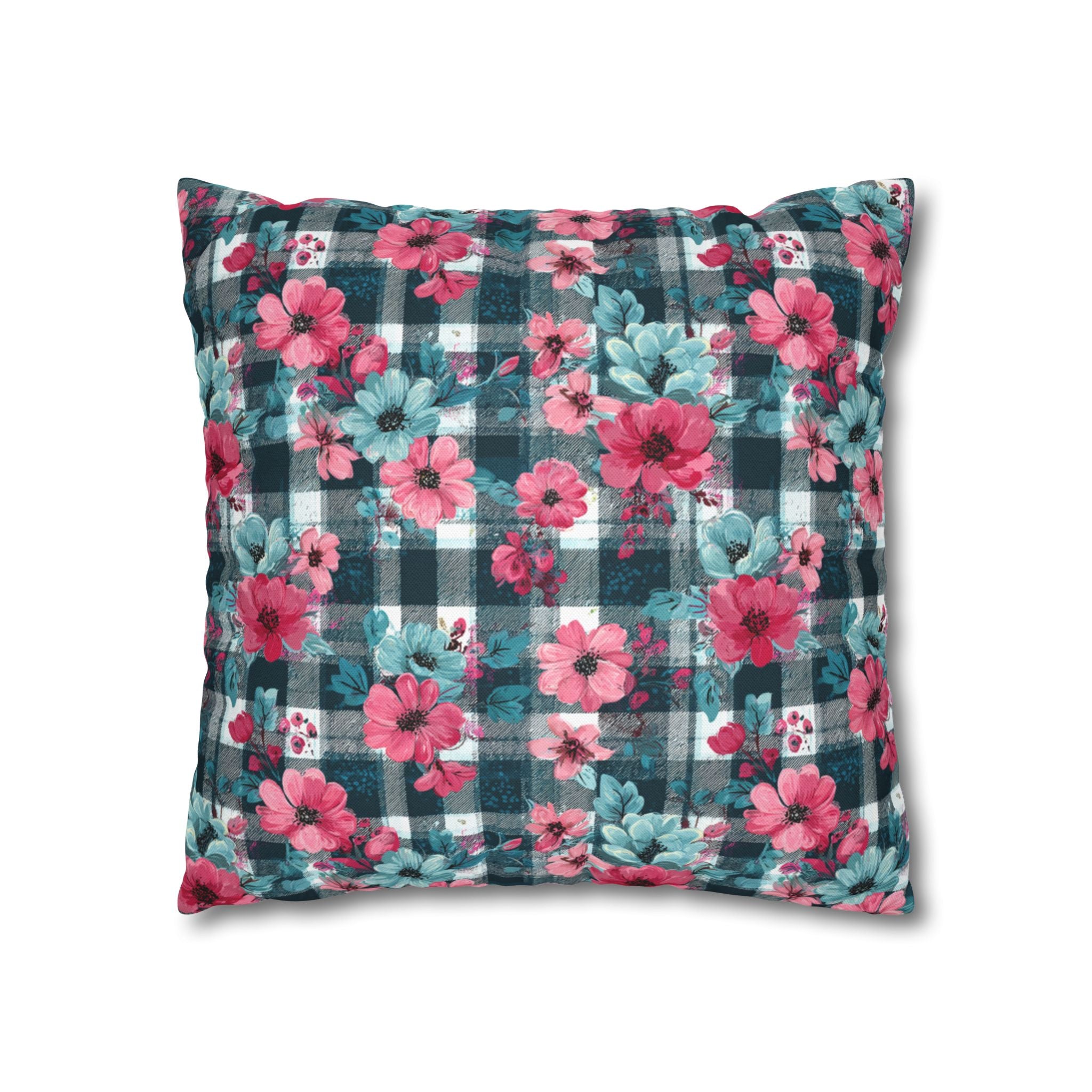 Spun Polyester Square Pillowcase
