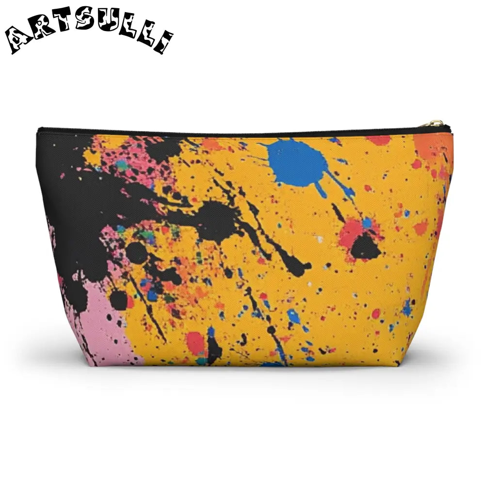 JAKKOUTTHEBXX The Colors Of Paint Splatter Accessory Pouch w