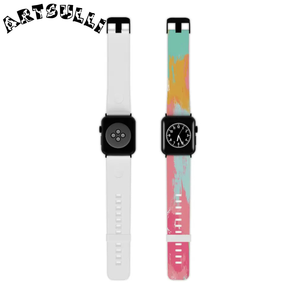 JAKKOUTTHEBXX Preppy Pixel Bloom Watch Band for Apple Watch