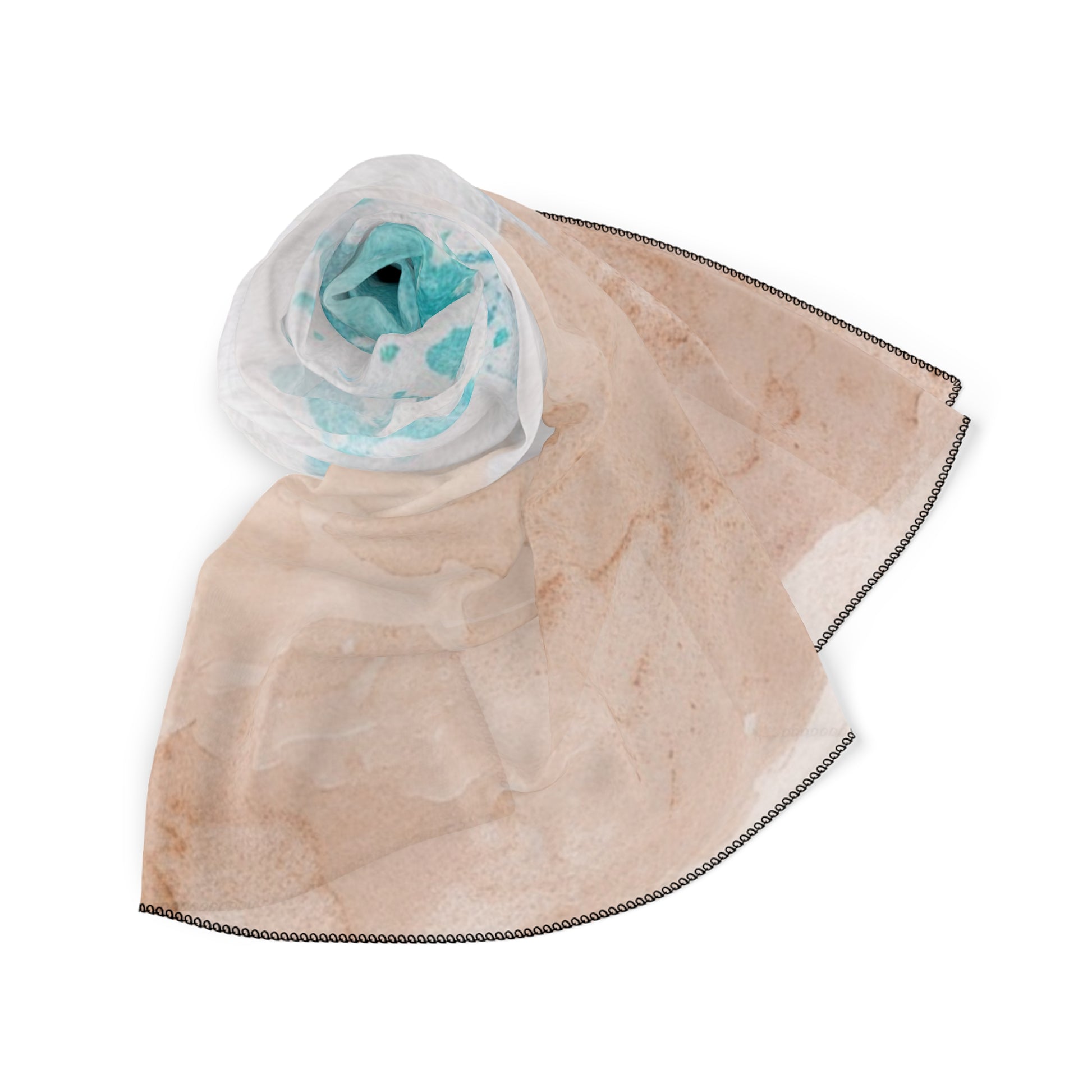 Seashore Poly Scarf, Artsulli - Art is Long, Life is Short, Accessories, , , , , , , 