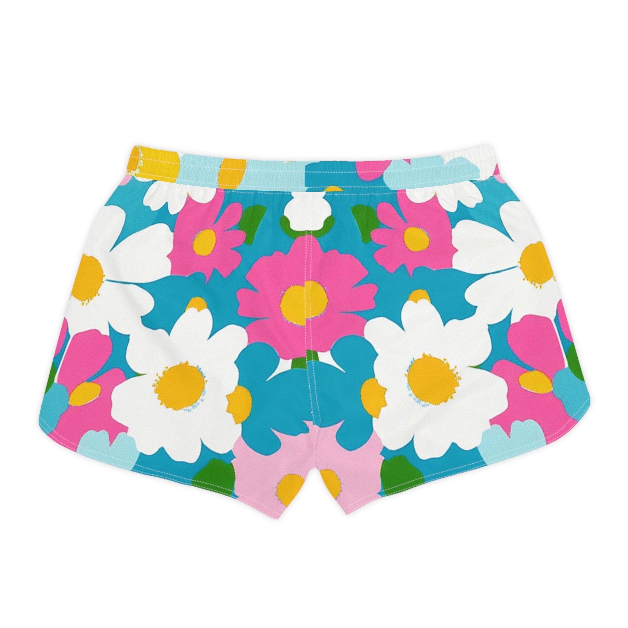 Flowers Multi-Color Women's Casual Shorts (AOP), Artsulli - Art is Long, Life is Short, All Over Prints, , , , , , , 