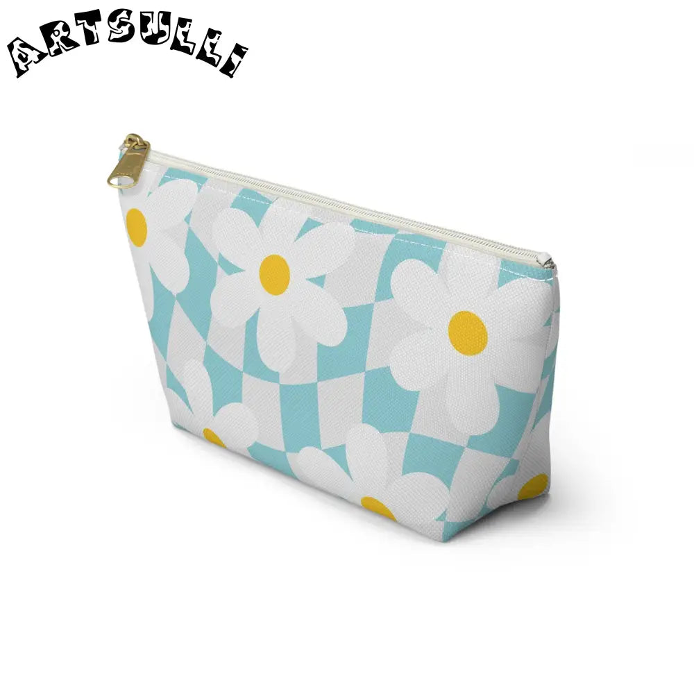 JAKKOUTTHEBXX Trippy Check Garden II Accessory Pouch w T-bottom