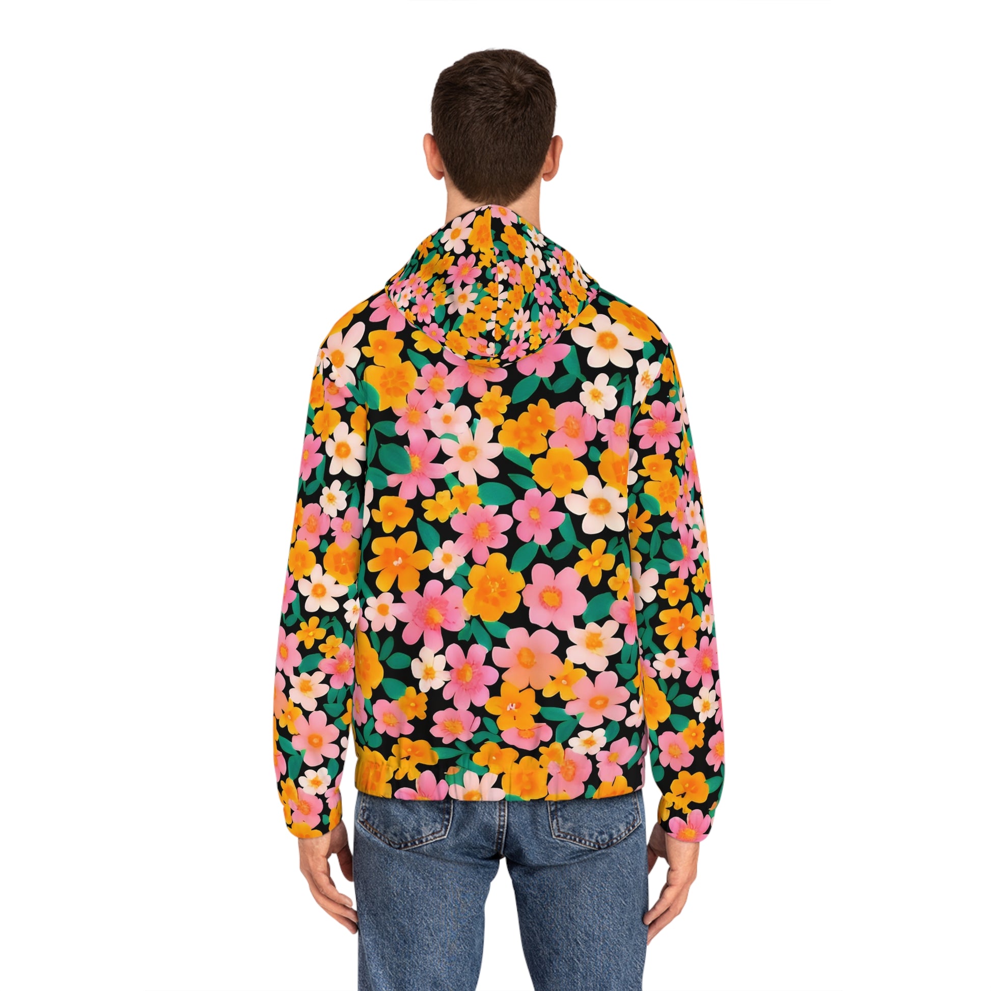 Men's Full-Zip Hoodie (AOP), Artsulli - Art is Long, Life is Short, All Over Prints, , , , , , , 