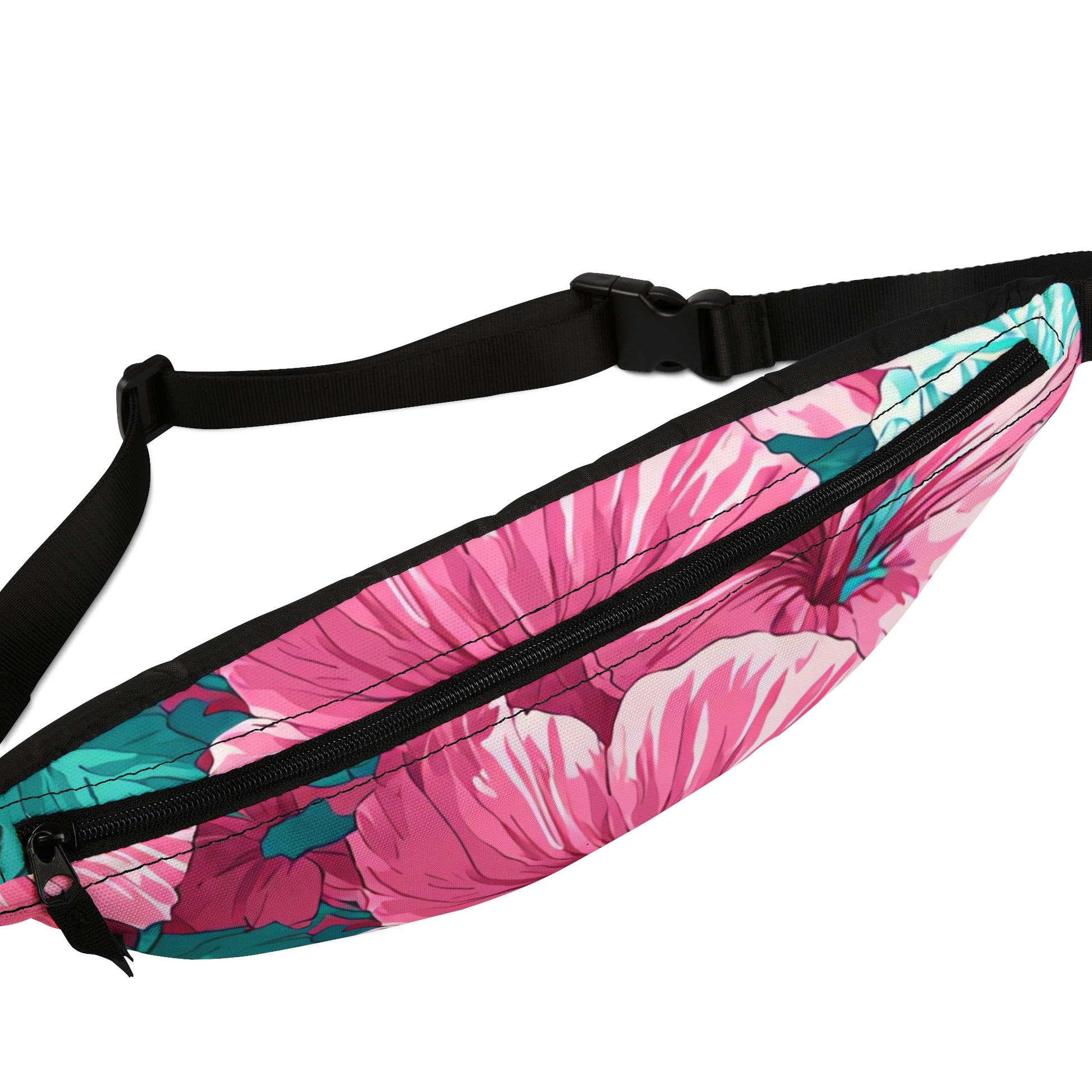 Flowerpunk Aloha Fanny Pack, Artsulli - Art is Long, Life is Short, Bags, , , , , , , 