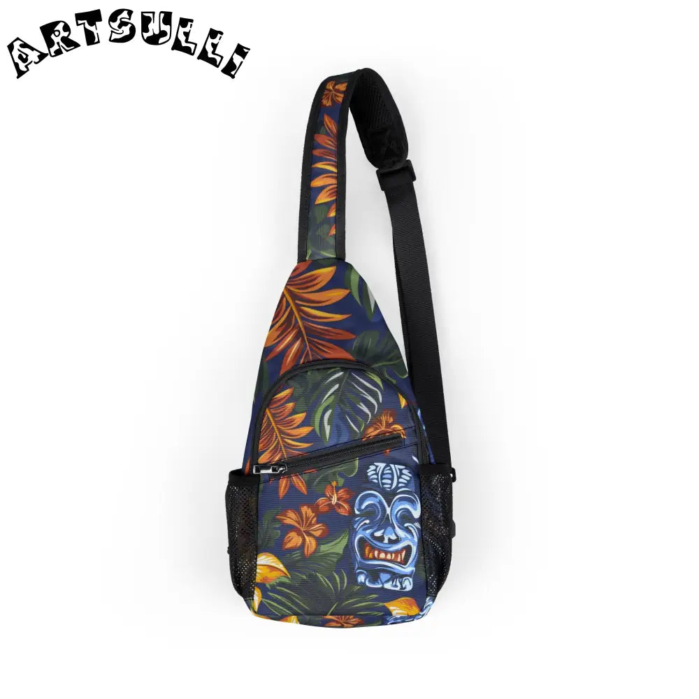 JAKKOUTTHEBXX Tropical Blue Tiki Chest Bag 2025