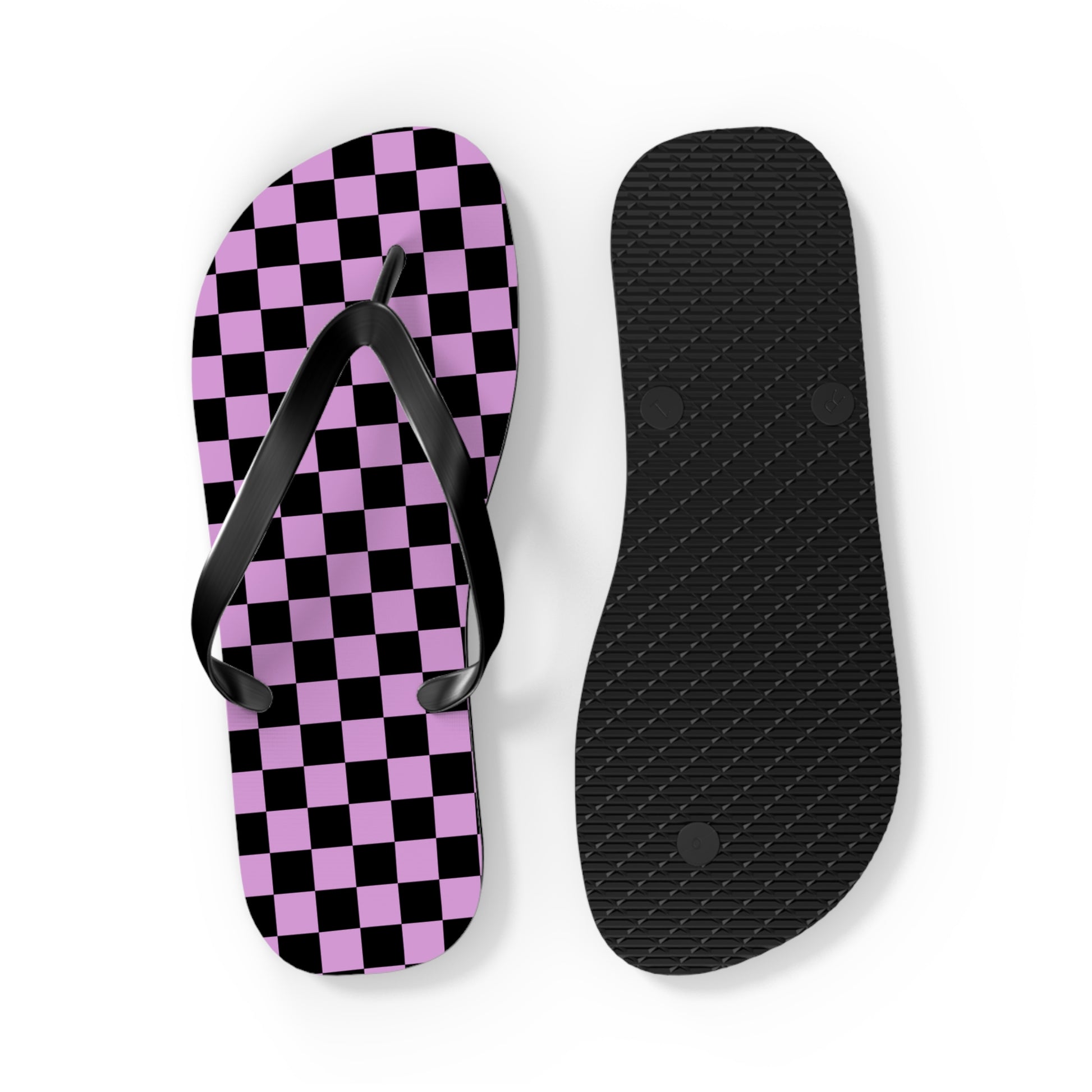 Pixel Punk Vision Flip Flops, Artsulli - Art is Long, Life is Short, Shoes, , , , , , , 
